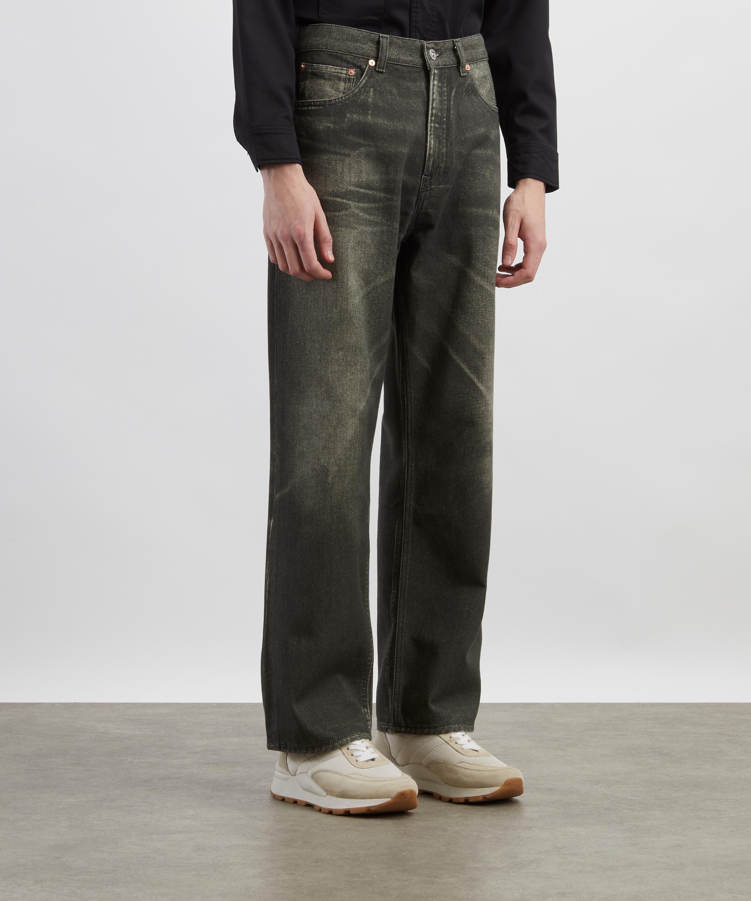 Our Legacy - Third Cut Digital Black Aurora Print Jeans image number 2