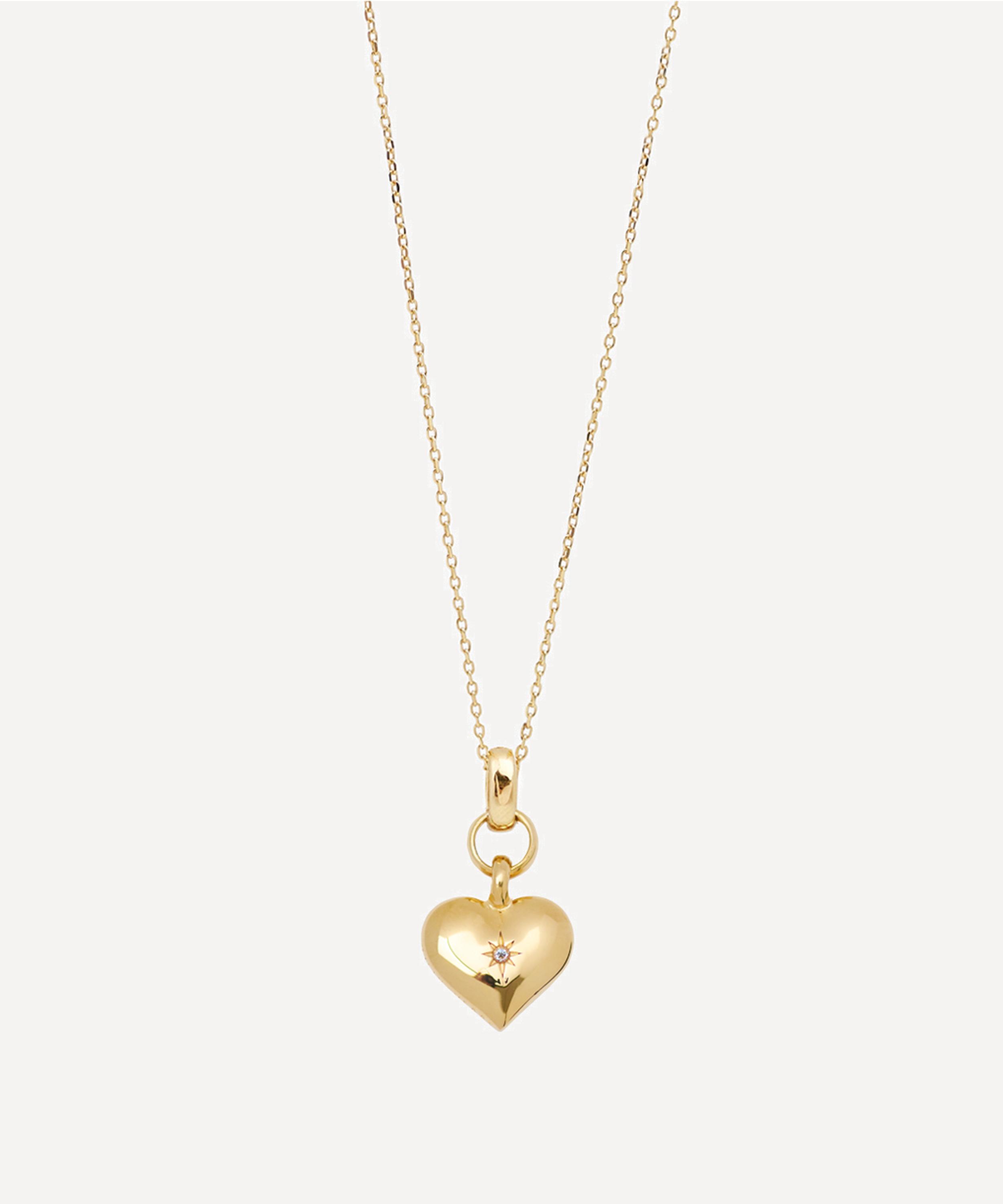 Tilly Sveaas - 18ct Gold-Plated Small Heart Pendant Necklace