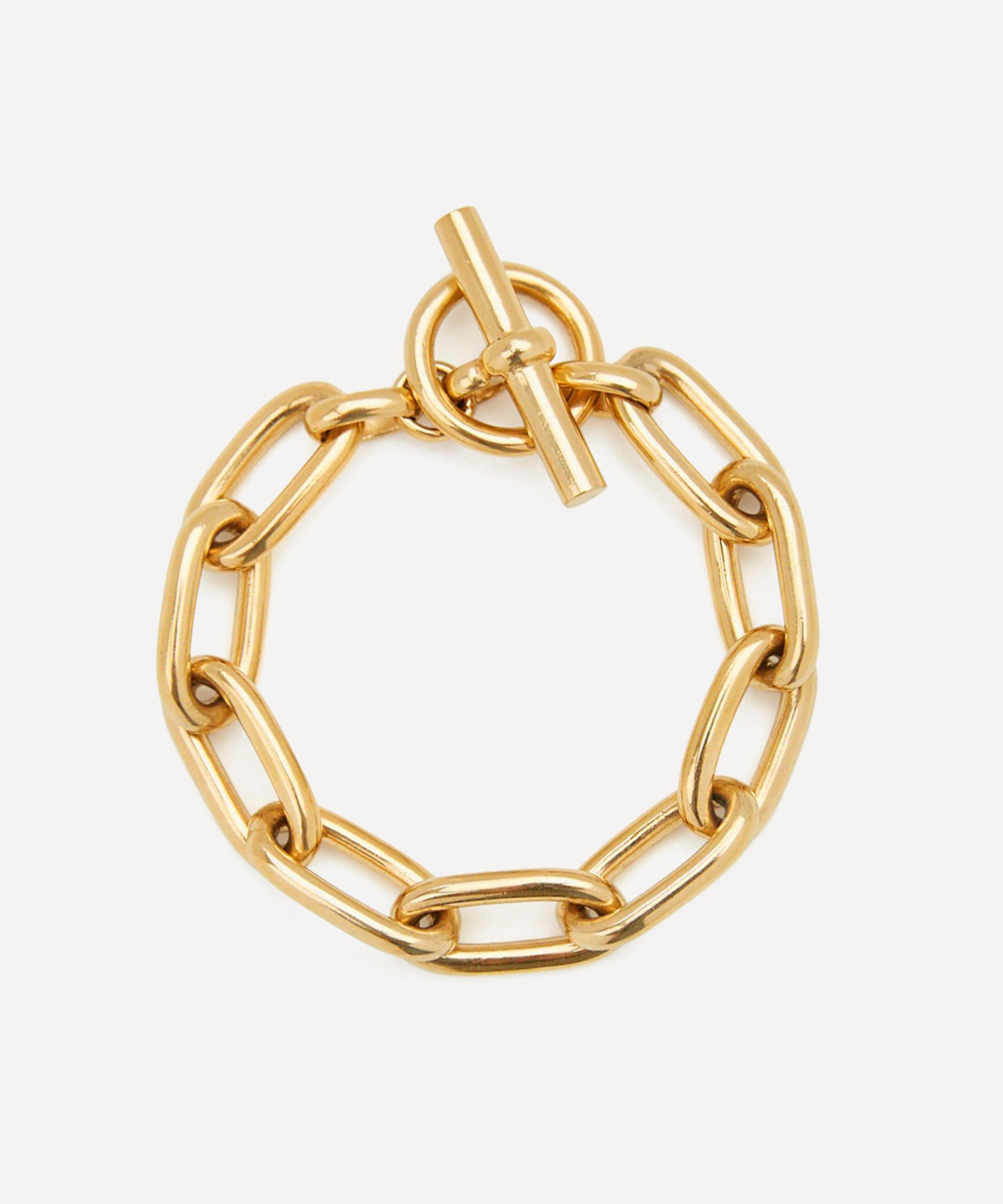 Tilly Sveaas - 18ct Gold-Plated Medium Oval Link Chain Bracelet image number 0