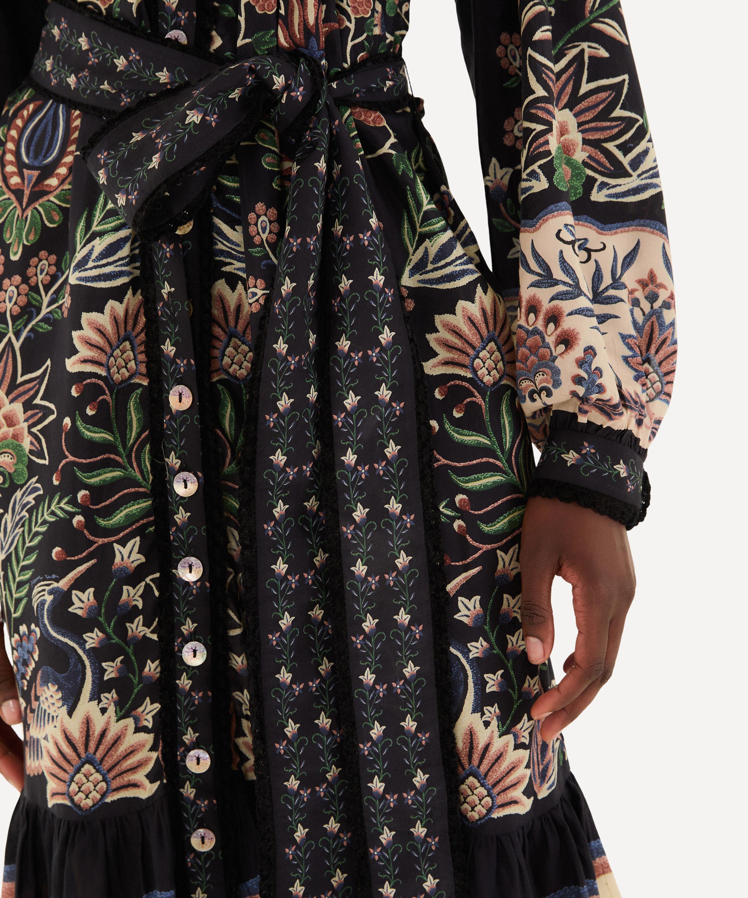 FARM Rio - Black Marvelous Garden Maxi Dress image number 2