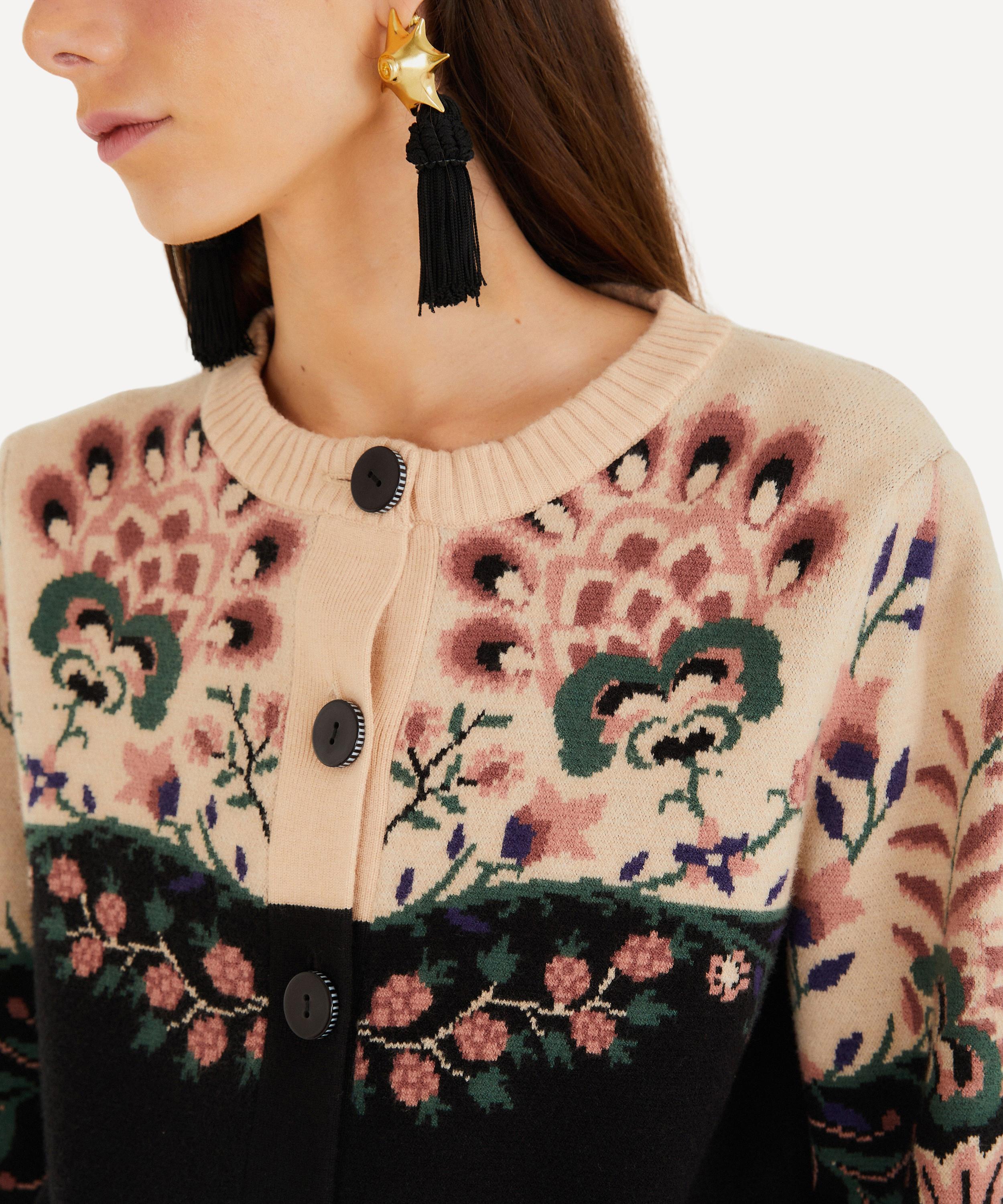 FARM Rio - Mixed Belle Garden Knit Cardigan image number 2