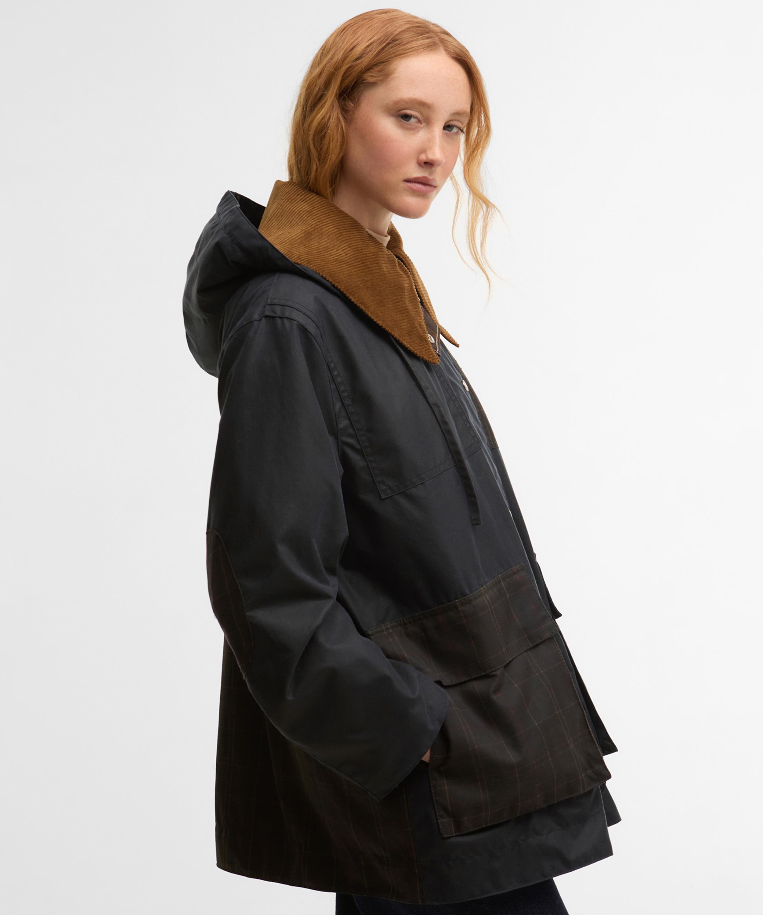 Barbour - x GANNI Waxed Duffle Coat image number 2
