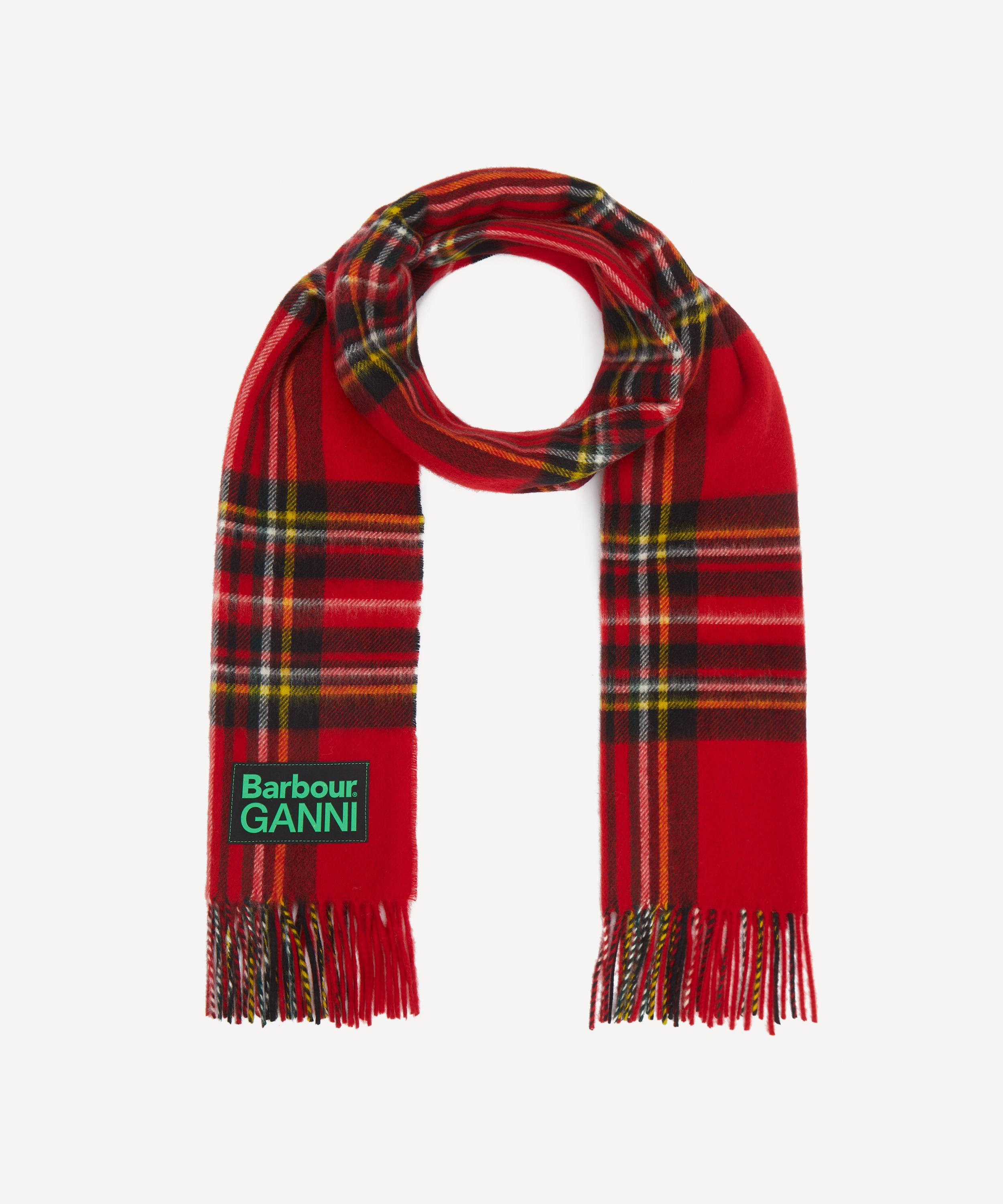 Barbour - x GANNI Tartan Scarf image number 2