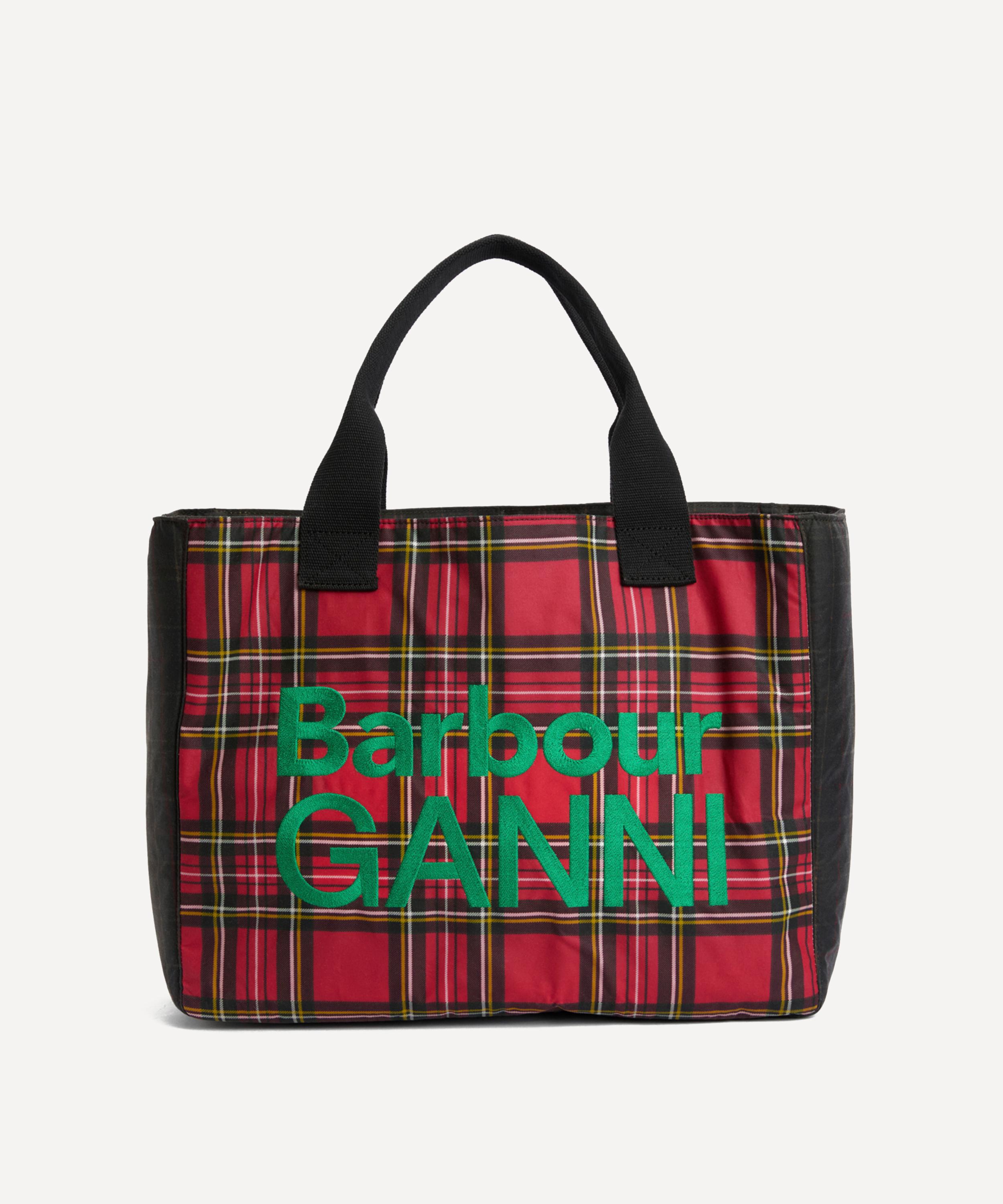 Barbour - x GANNI Waxed Tote Bag image number 4