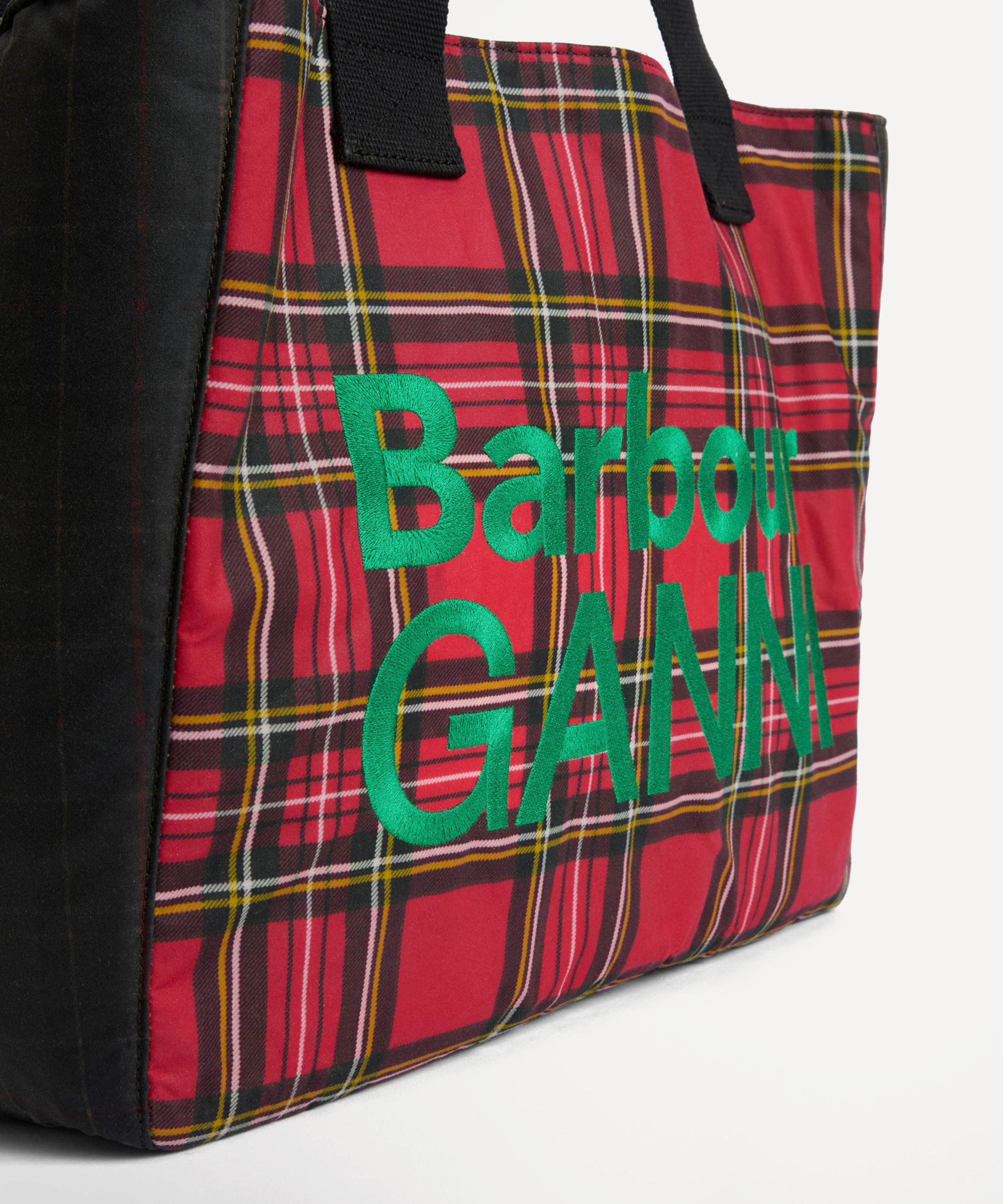 Barbour - x GANNI Waxed Tote Bag image number 5