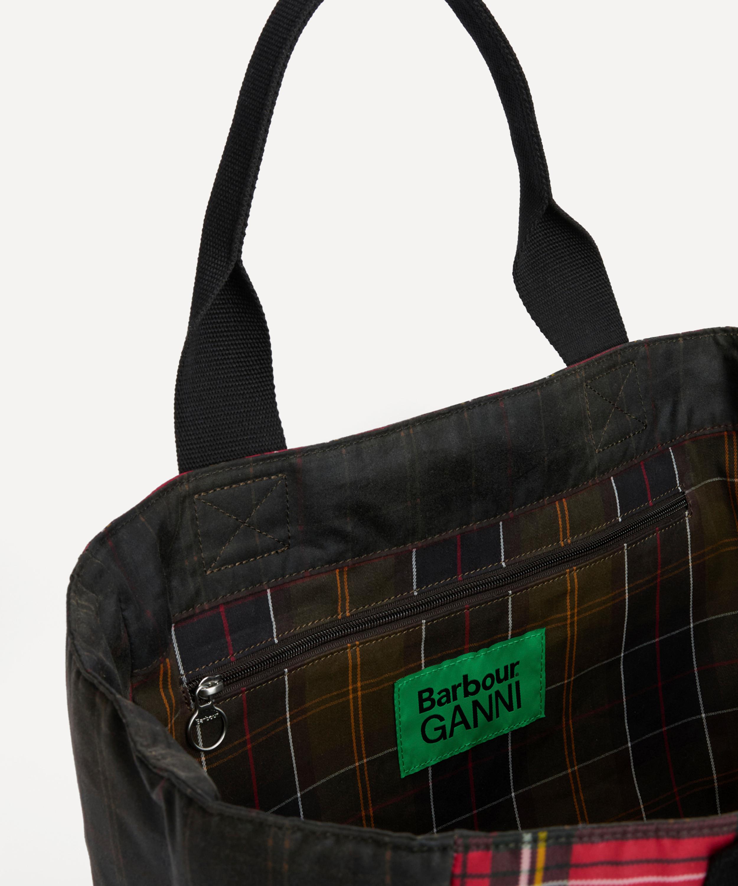Barbour - x GANNI Waxed Tote Bag image number 6