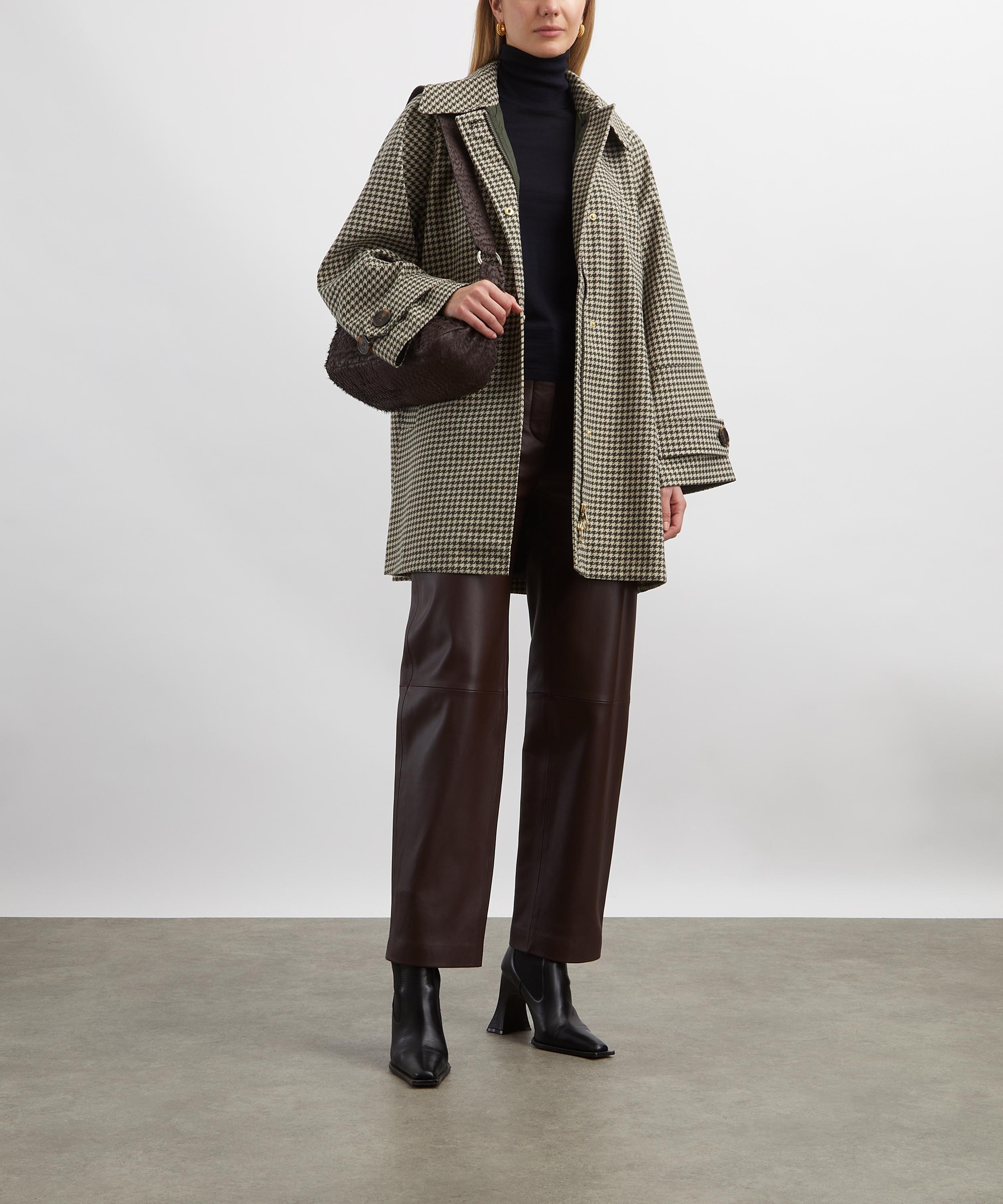 Barbour - Kennedy Check Showerproof Car Coat image number 1