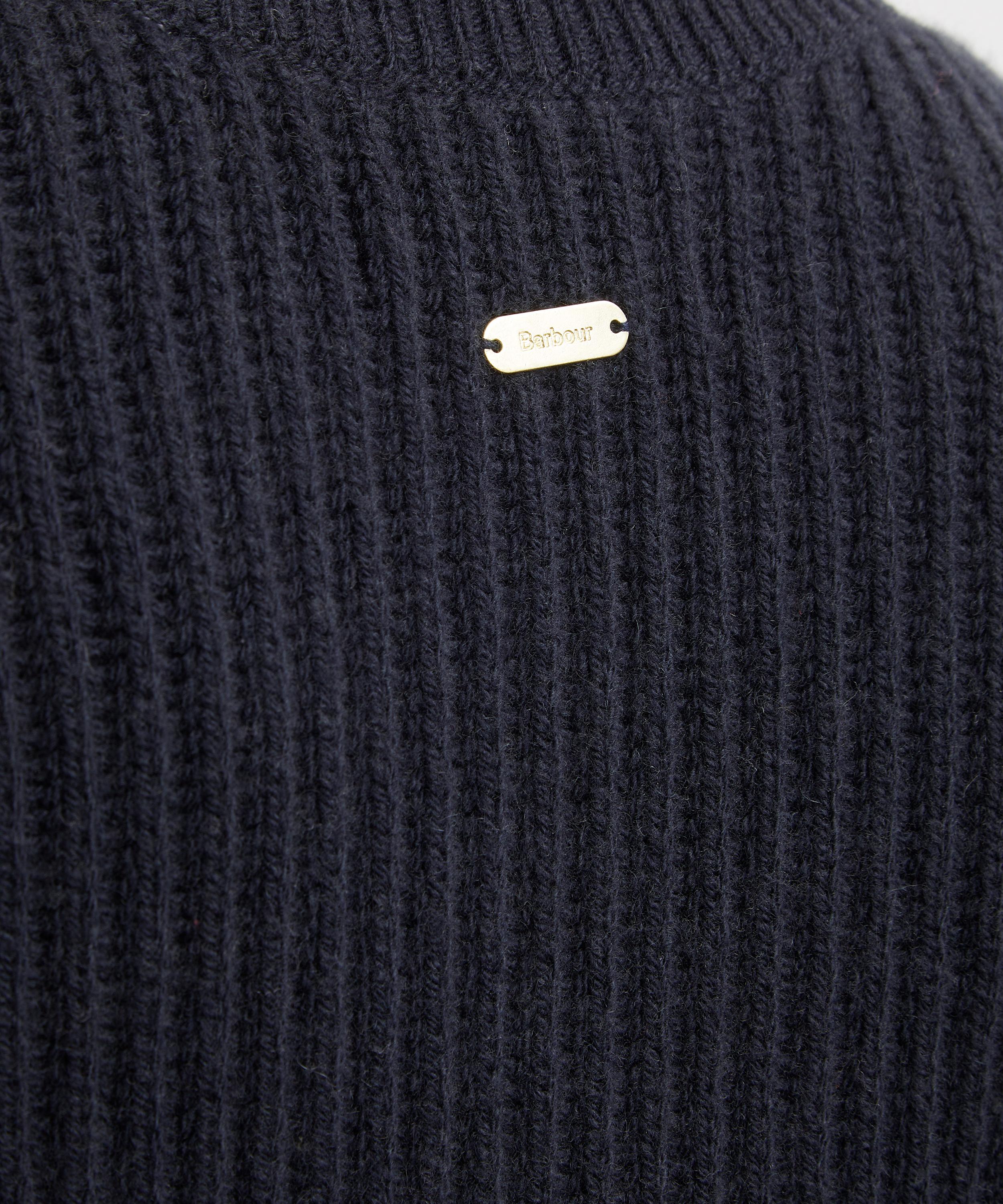 Barbour - Elina Dark Navy Knitted Cardigan image number 4