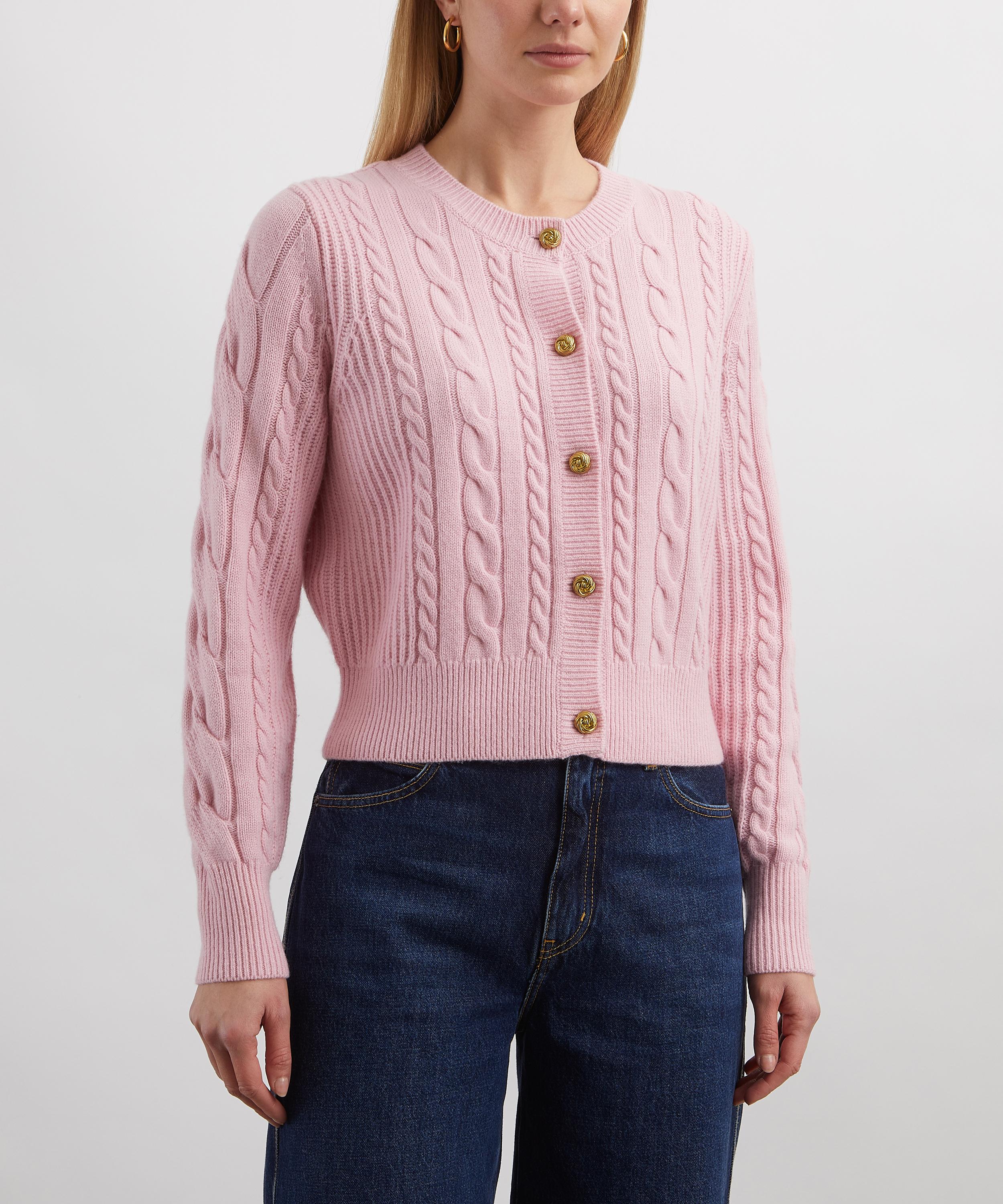 Barbour - Elina Cherry Blossom Knitted Cardigan image number 2