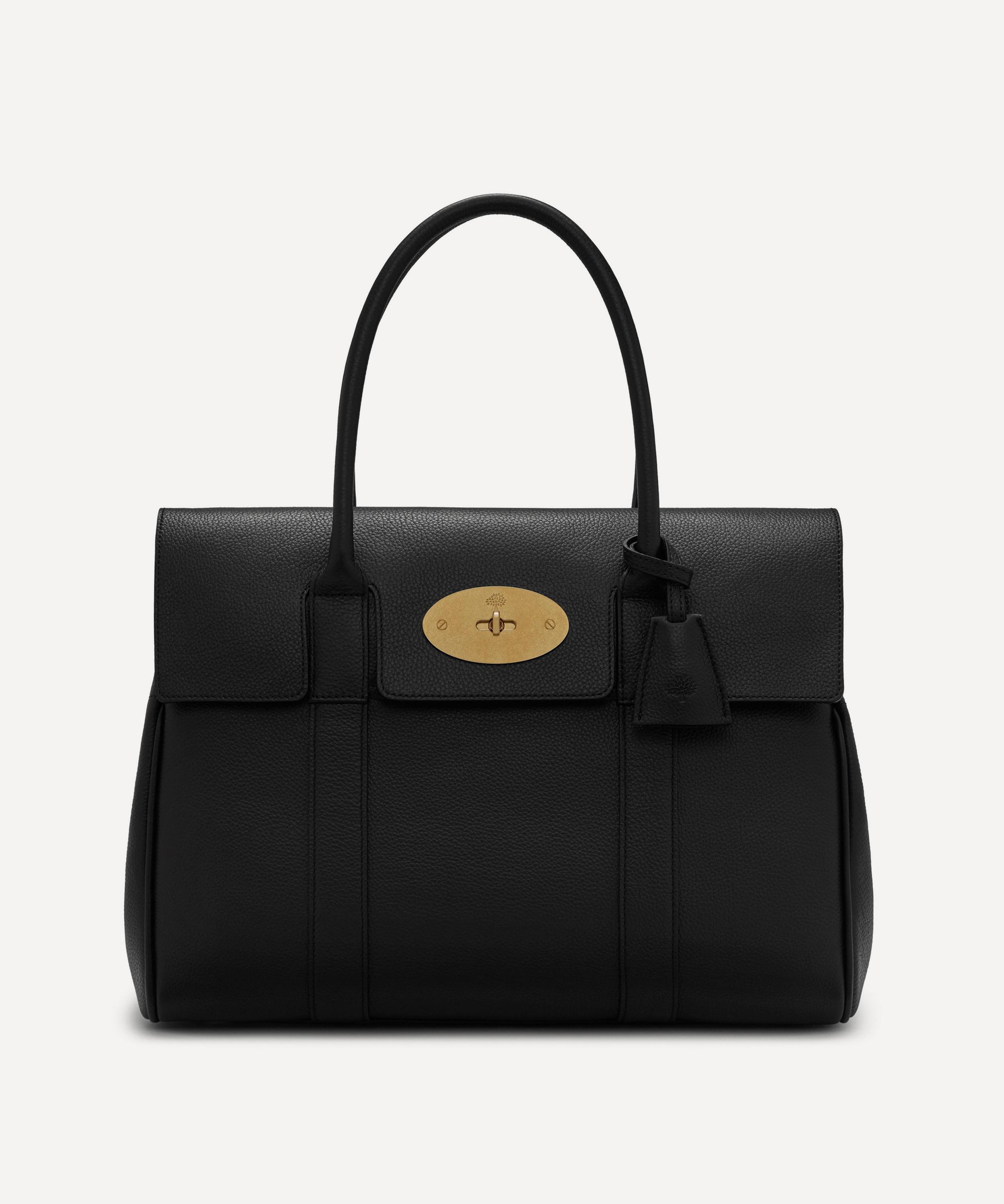 Mulberry - Black Small Classic Grain Leather Bayswater Tote Bag image number 0
