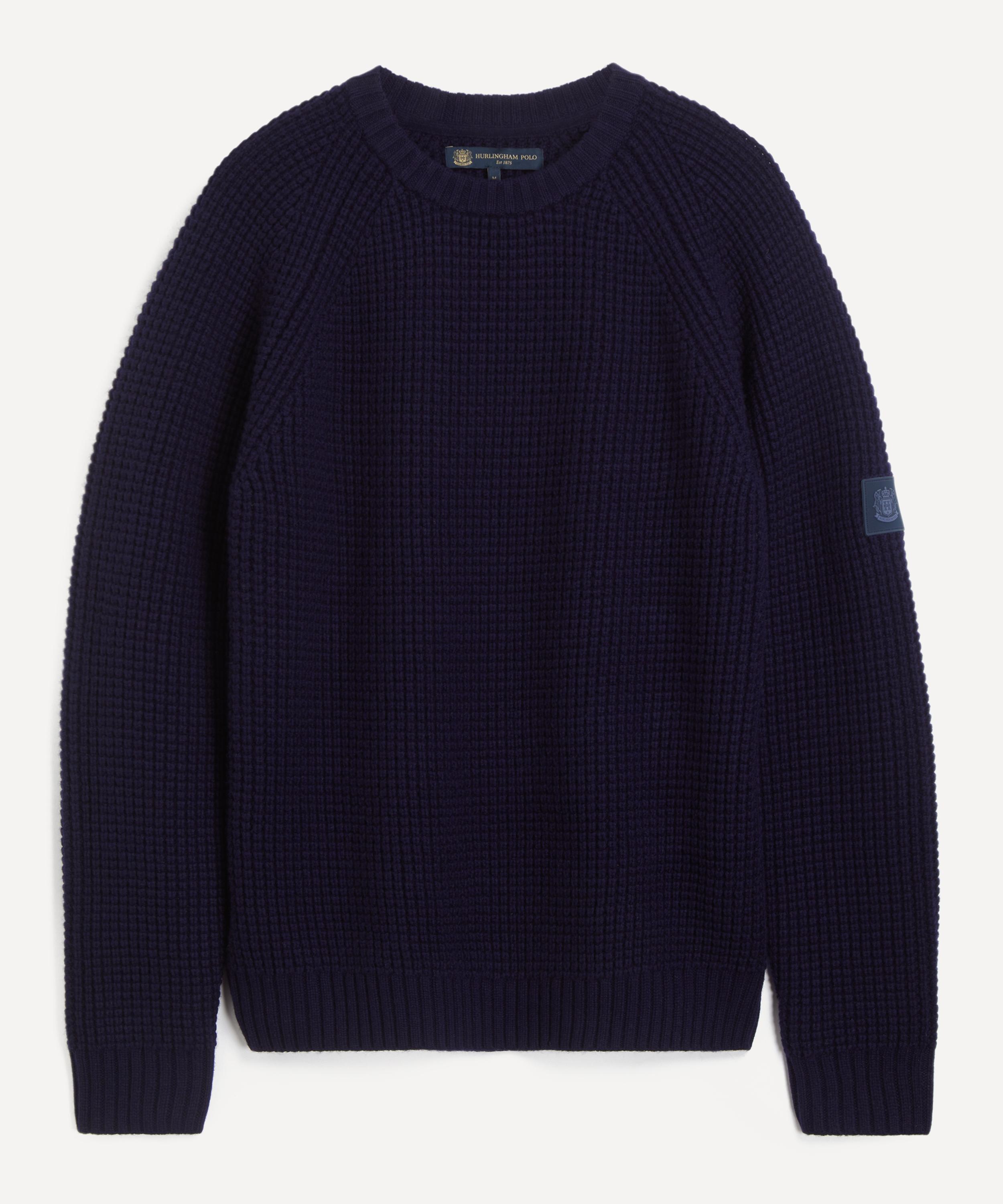 Hurlingham Polo - Henri Wool-Cashmere Waffle Knit Jumper
