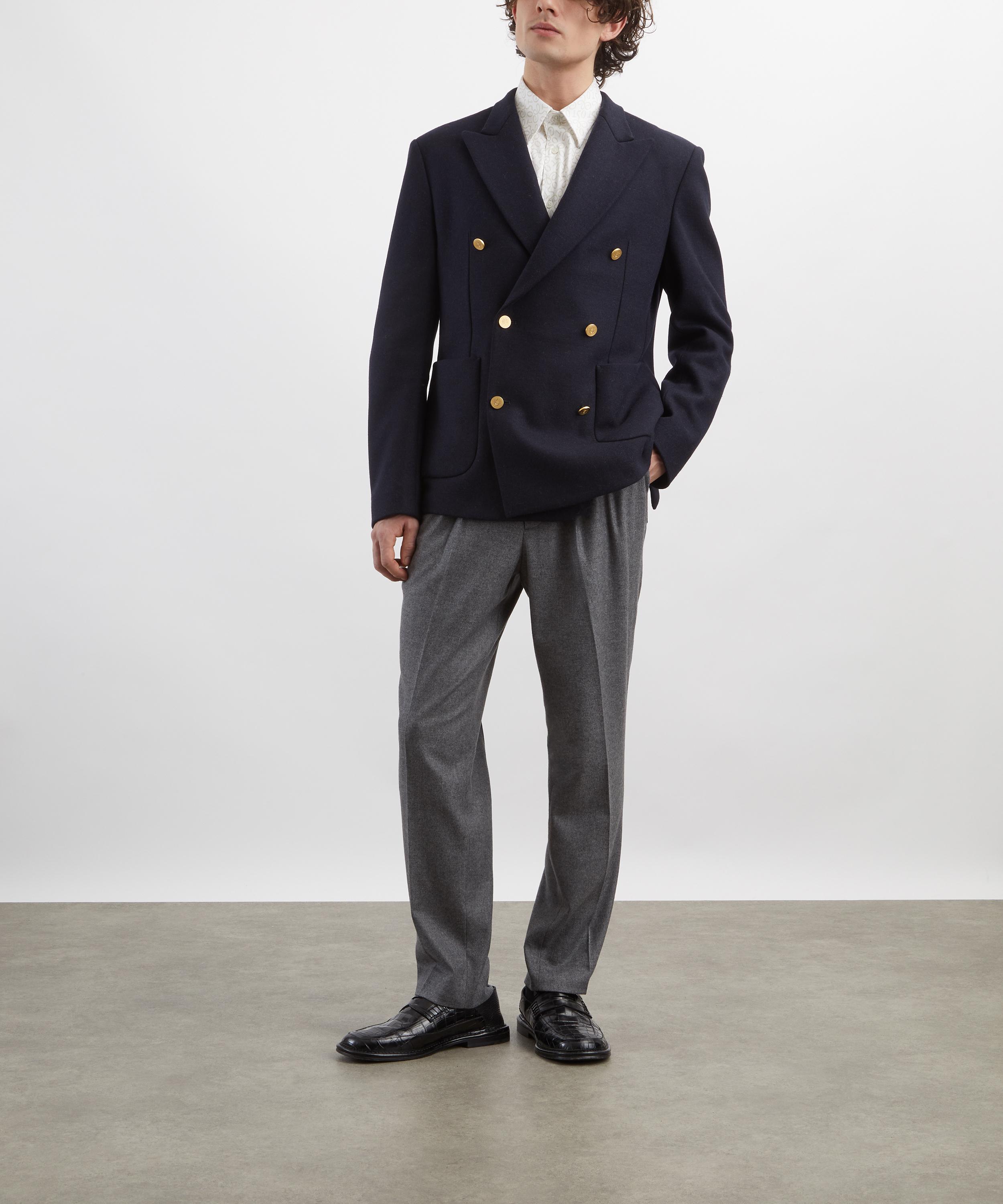 Hurlingham Polo - Oxford Tailored Wool-Cashmere Trousers image number 1