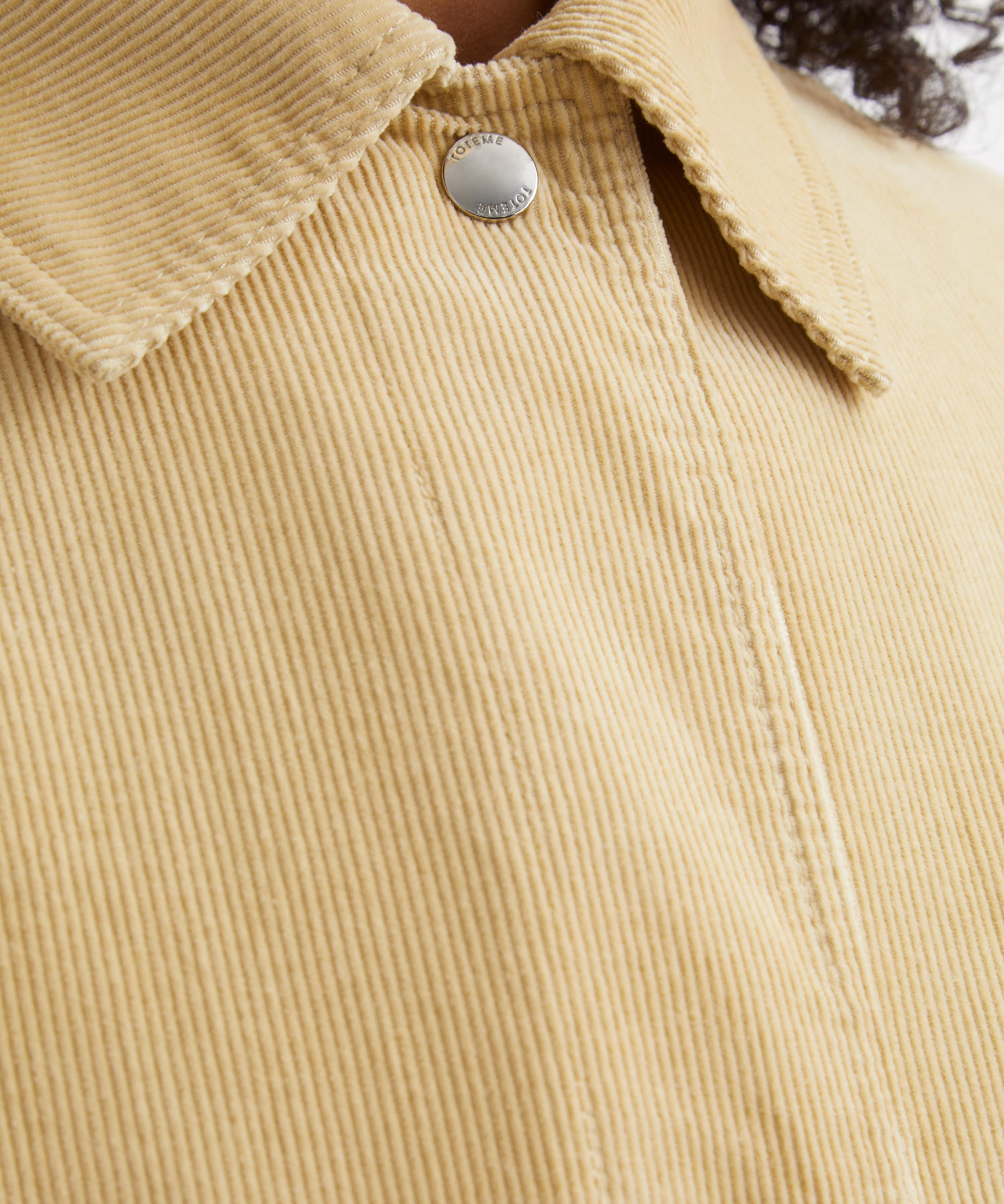 Toteme - Cord Overshirt Jacket image number 4