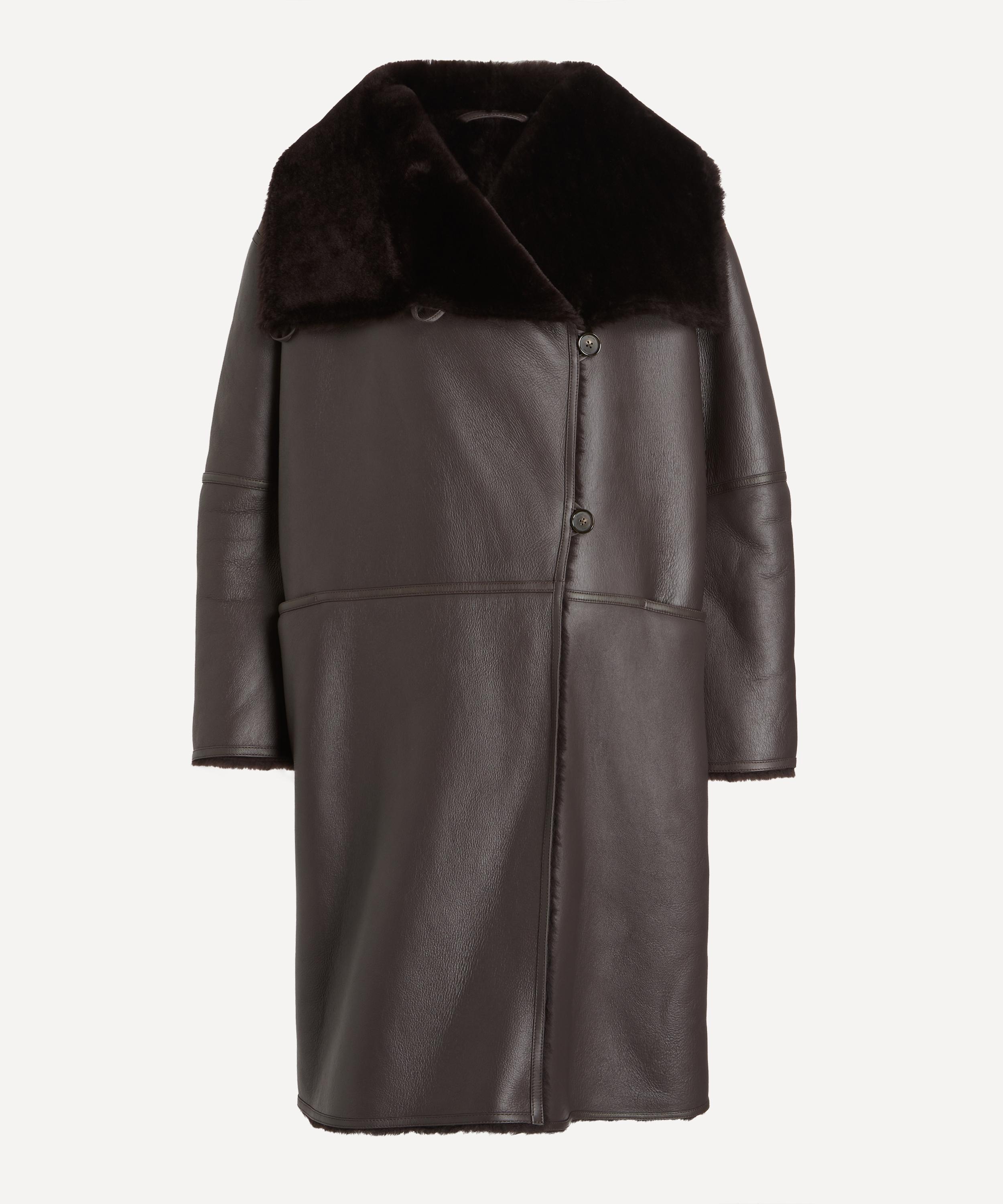 Toteme - Shearling Wrap Coat