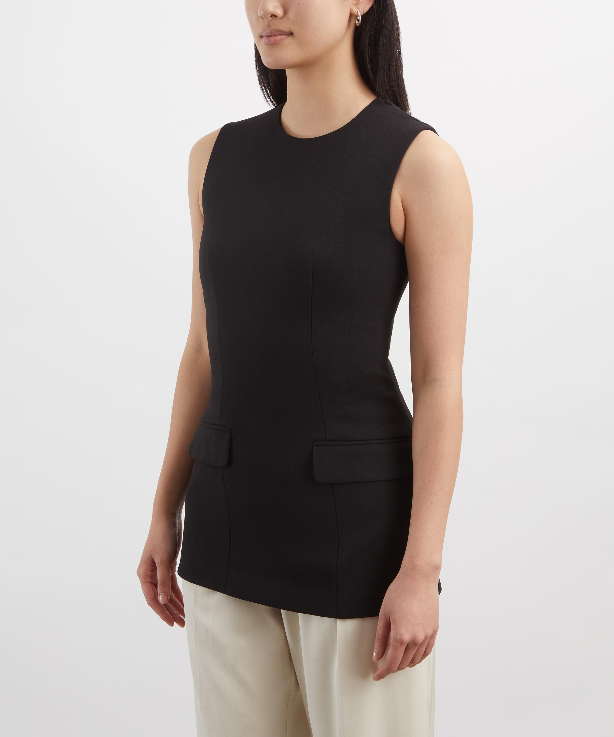 Toteme - Black Sleeveless Pocket Top image number 2