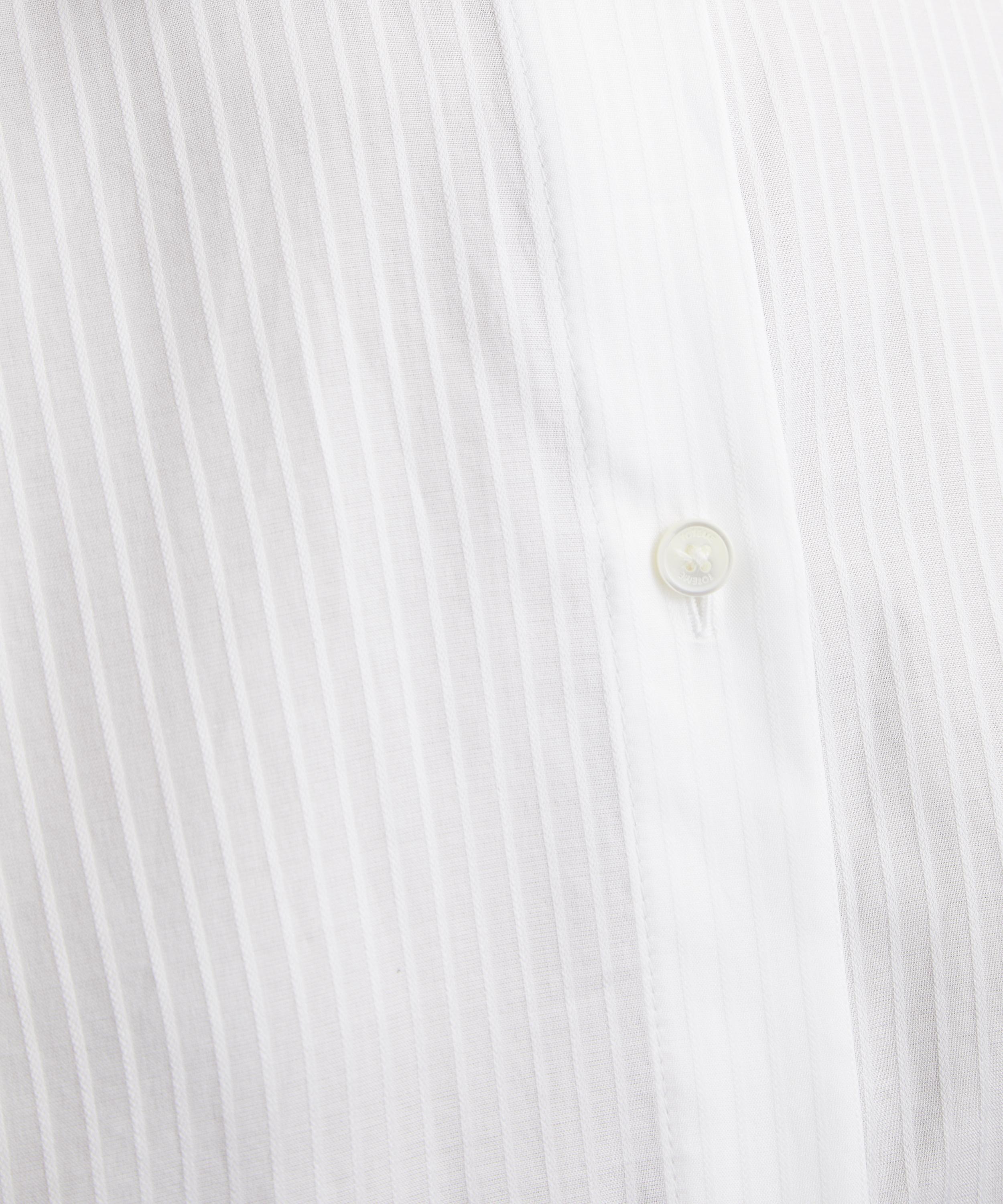 Toteme - Oversized White Stripe Shirt image number 4