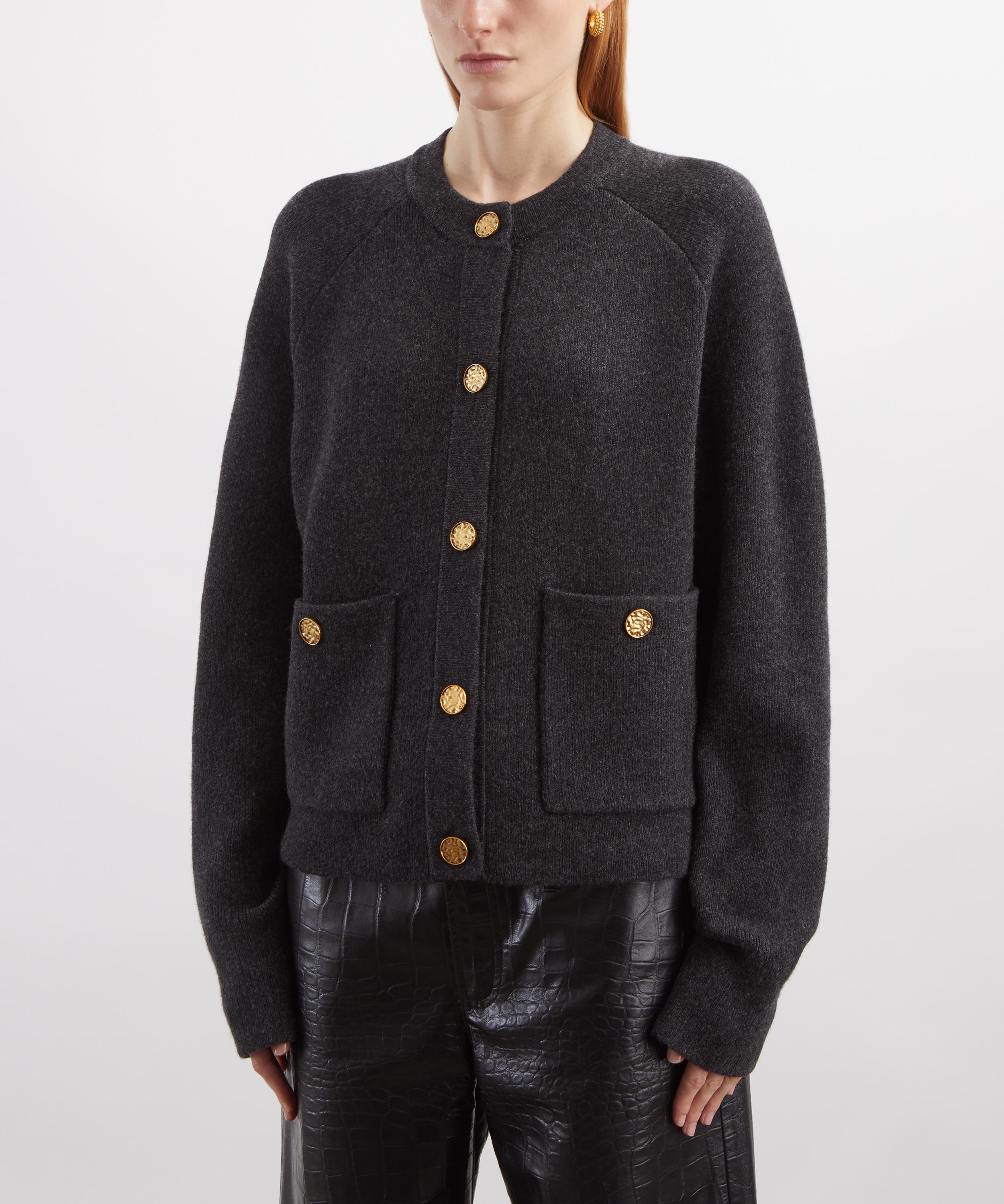 Toteme - Hammered Button Cardigan image number 2