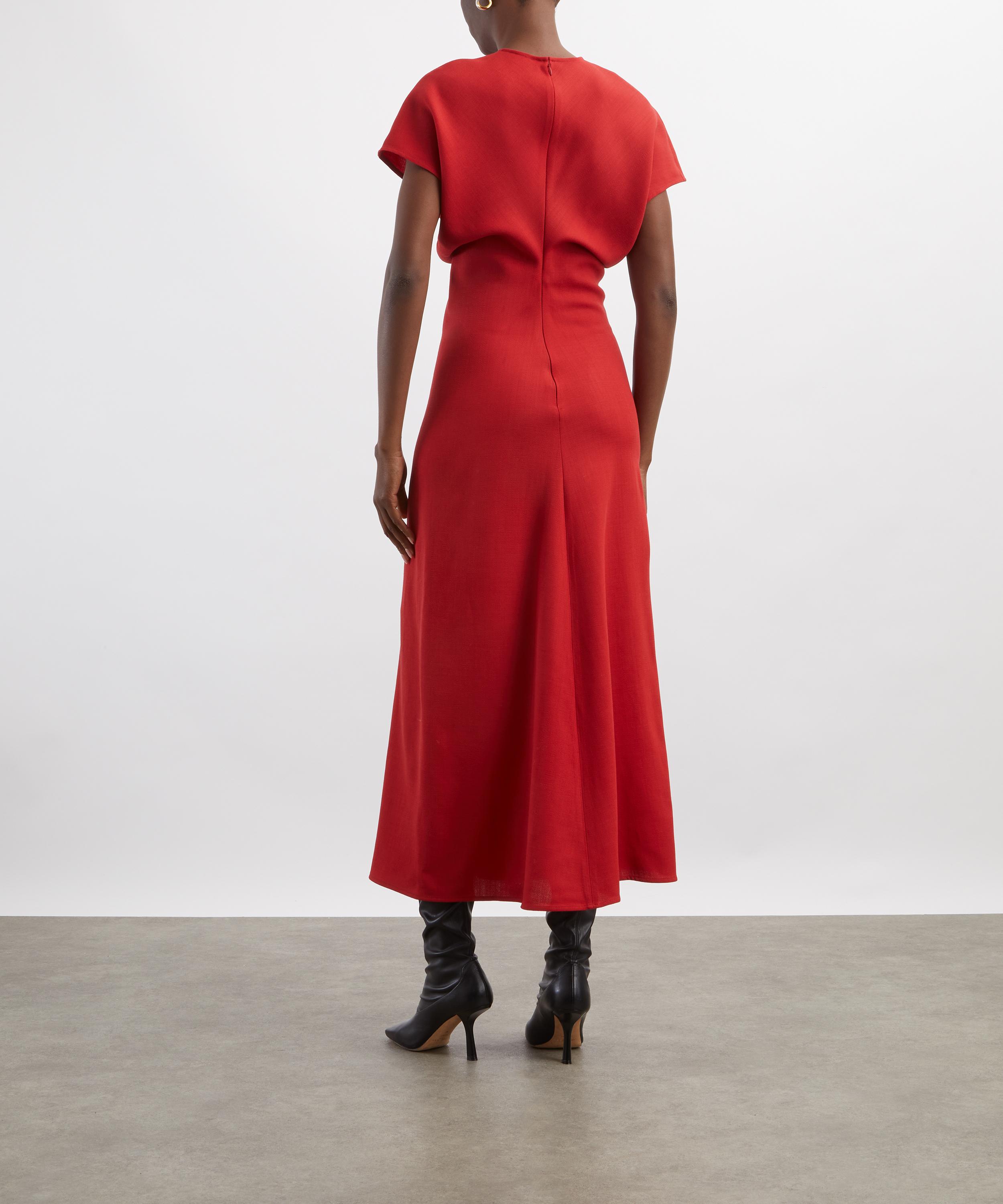 Toteme - Poppy Slouch Waist Wool Dress image number 3
