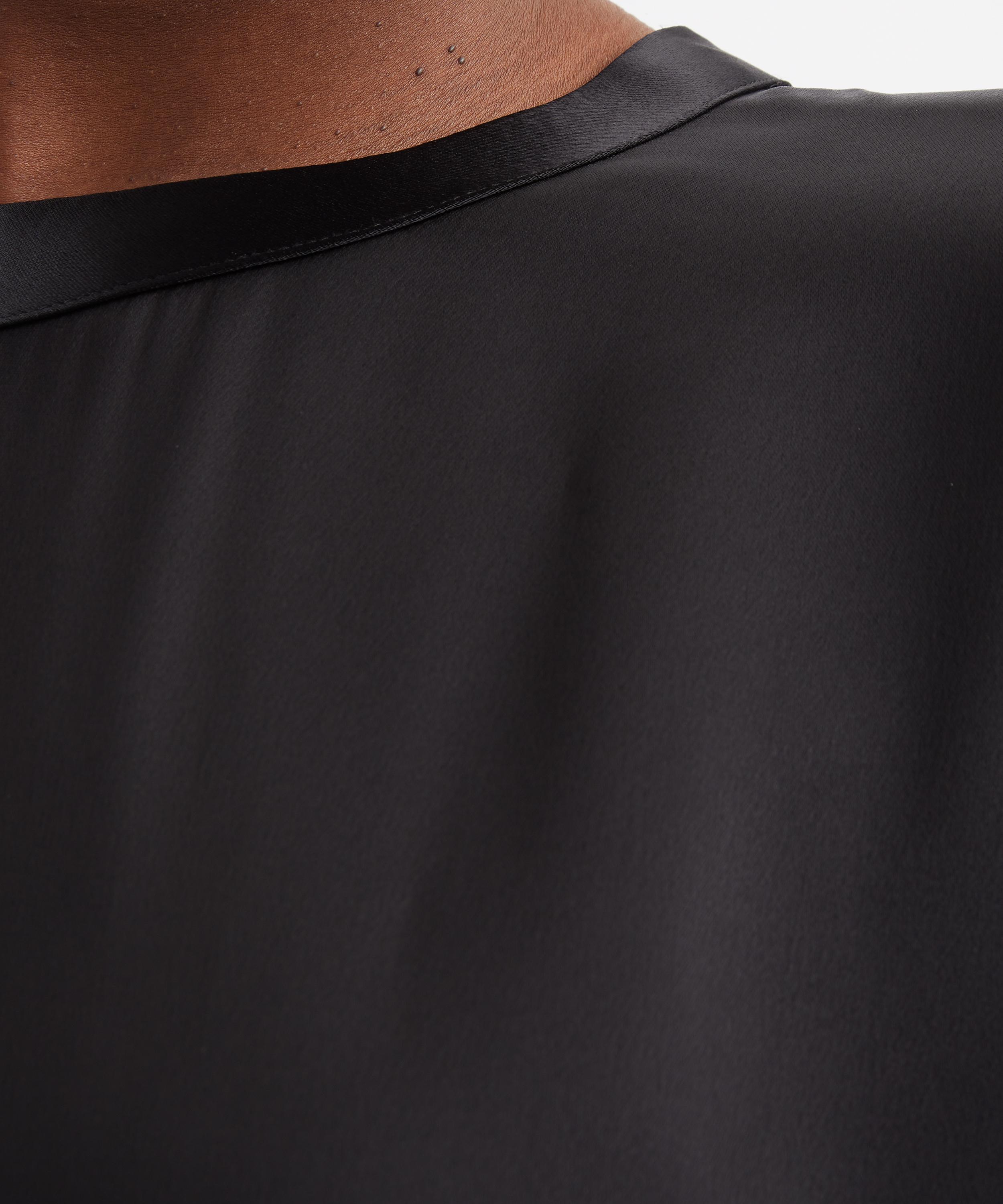 Toteme - Black Satin Shirt image number 4