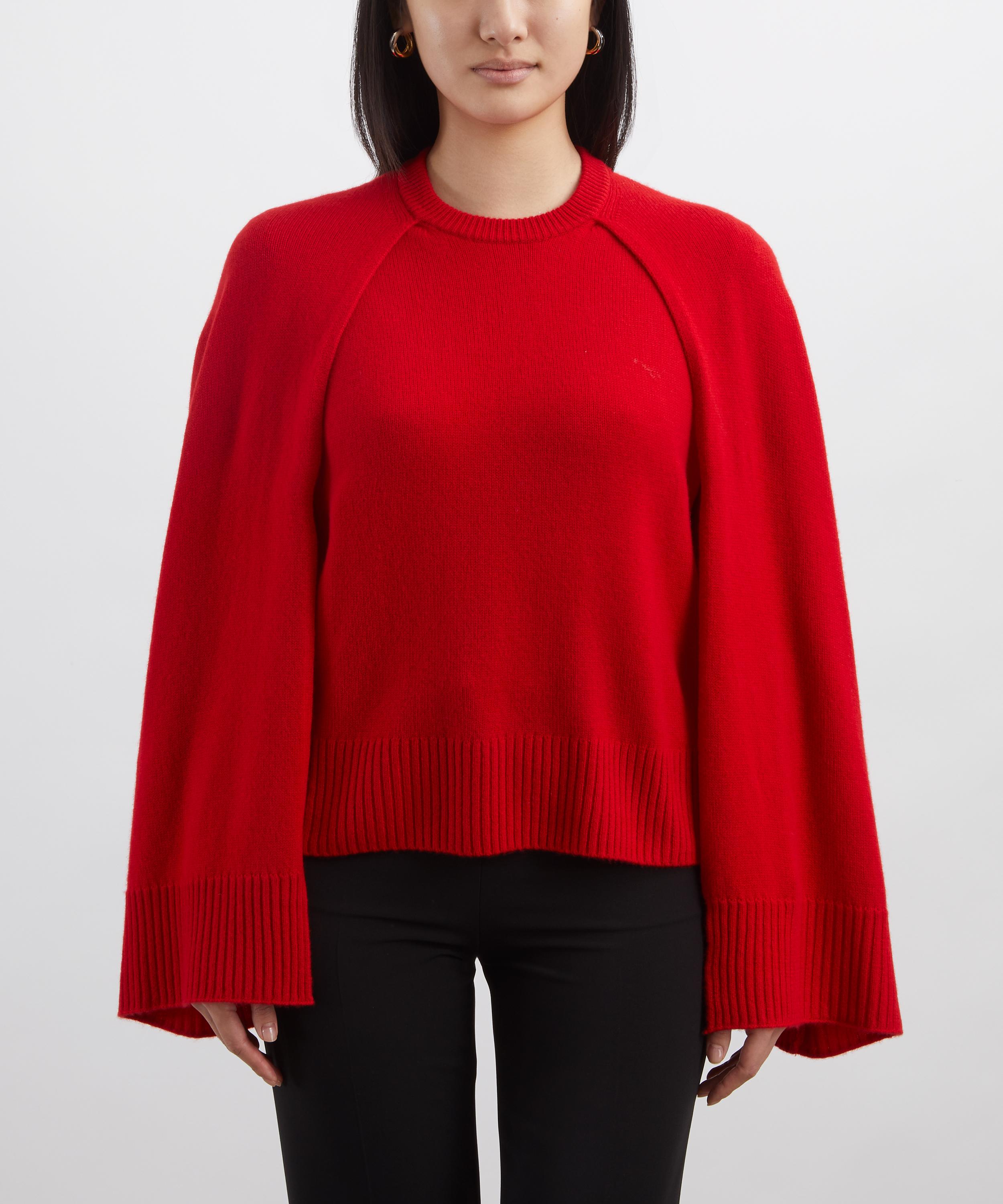 Toteme - Poppy Cashmere Crew Cape Knit image number 2