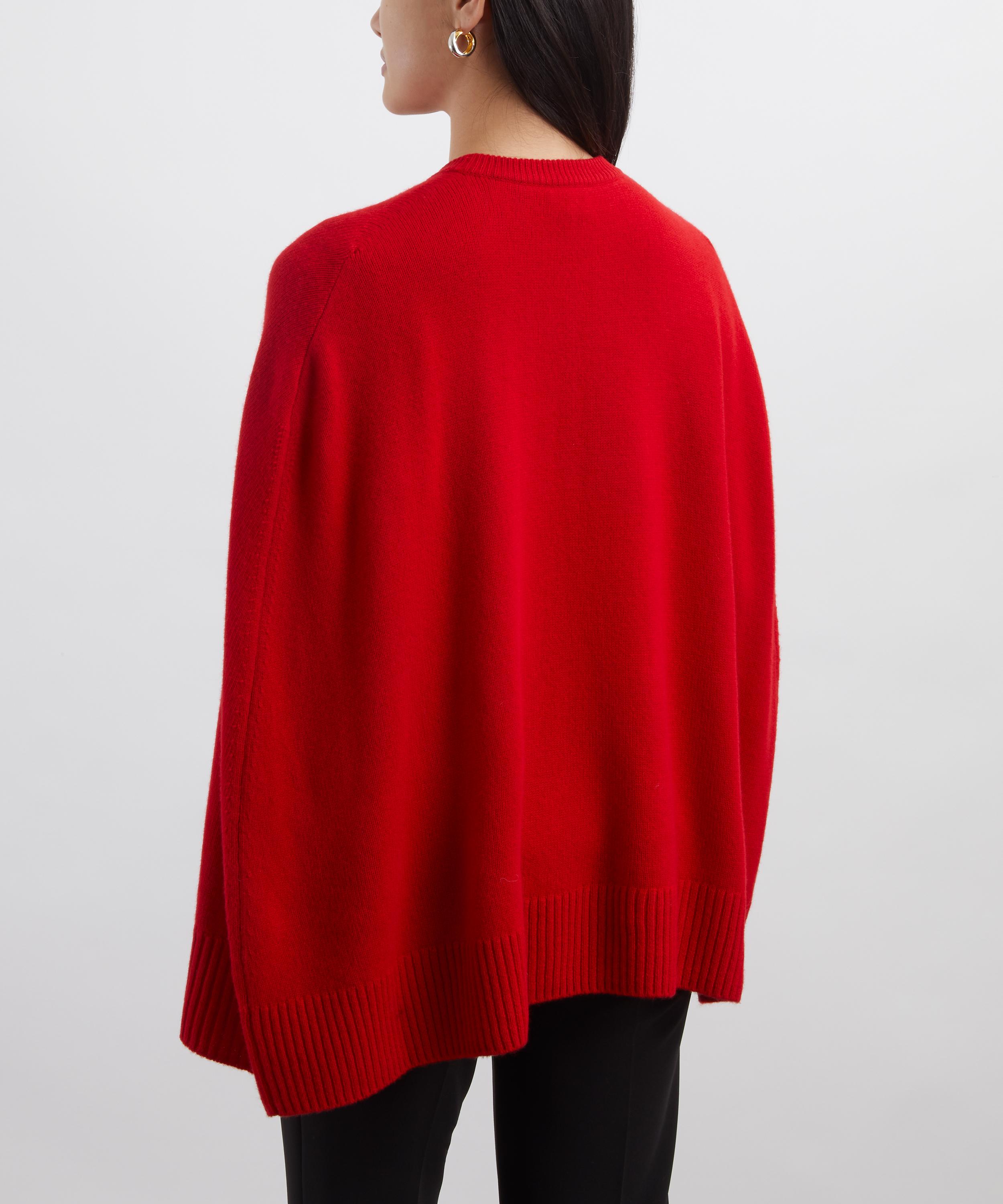 Toteme - Poppy Cashmere Crew Cape Knit image number 3