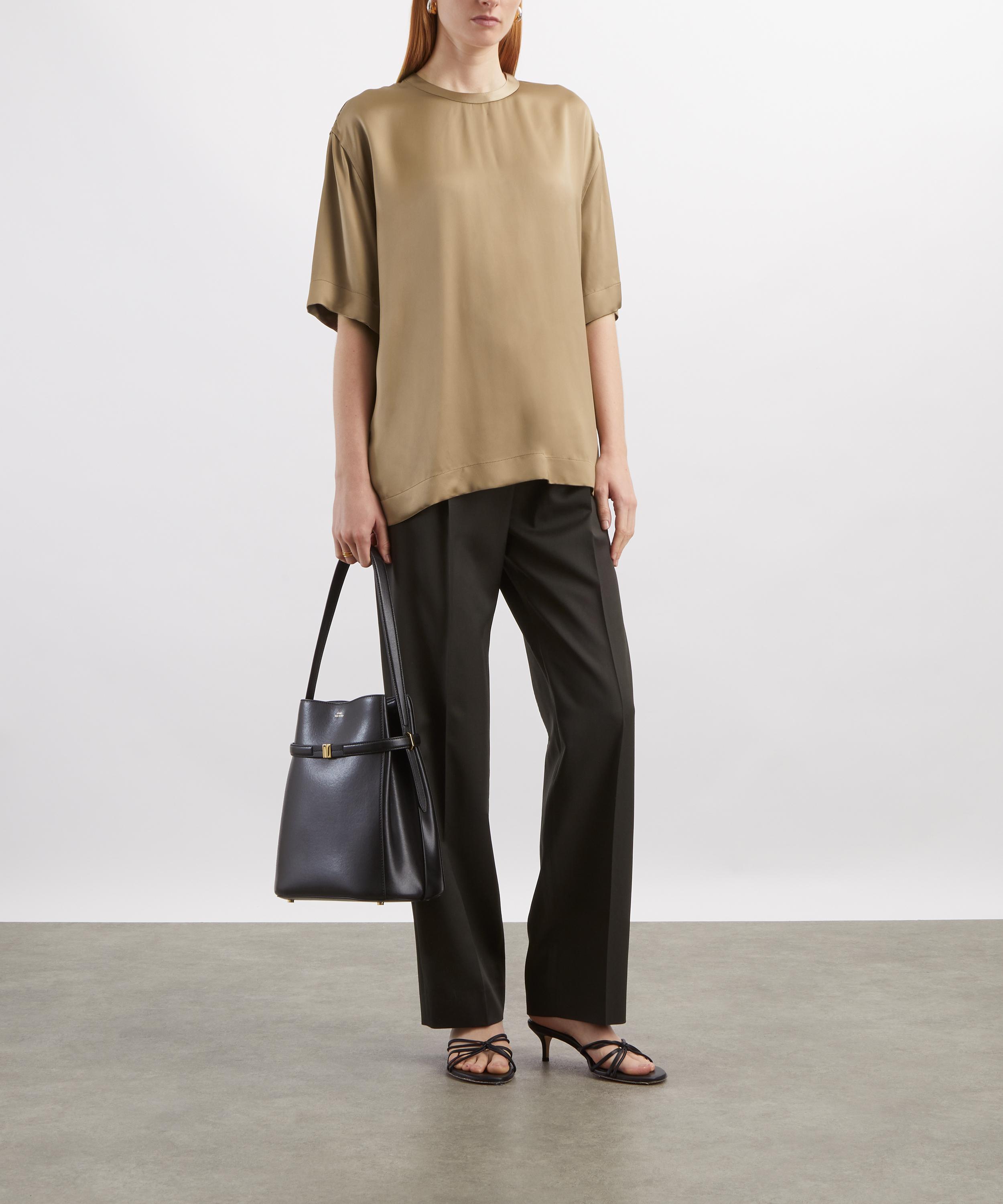 Toteme - Satin T-Shirt image number 1