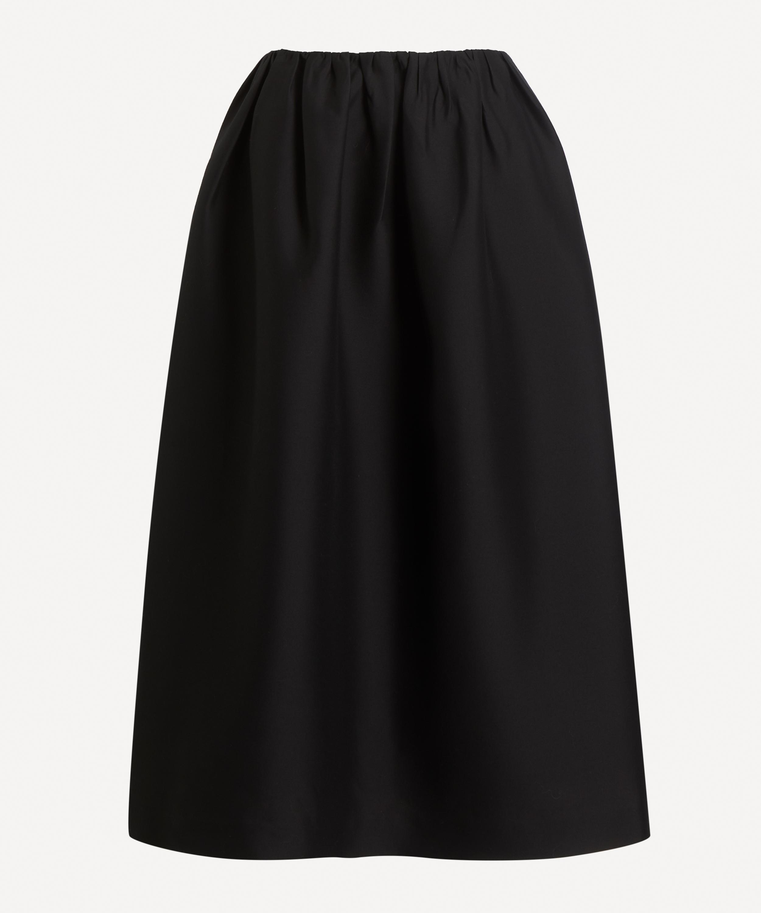 Toteme - Black Gathered Evening Skirt