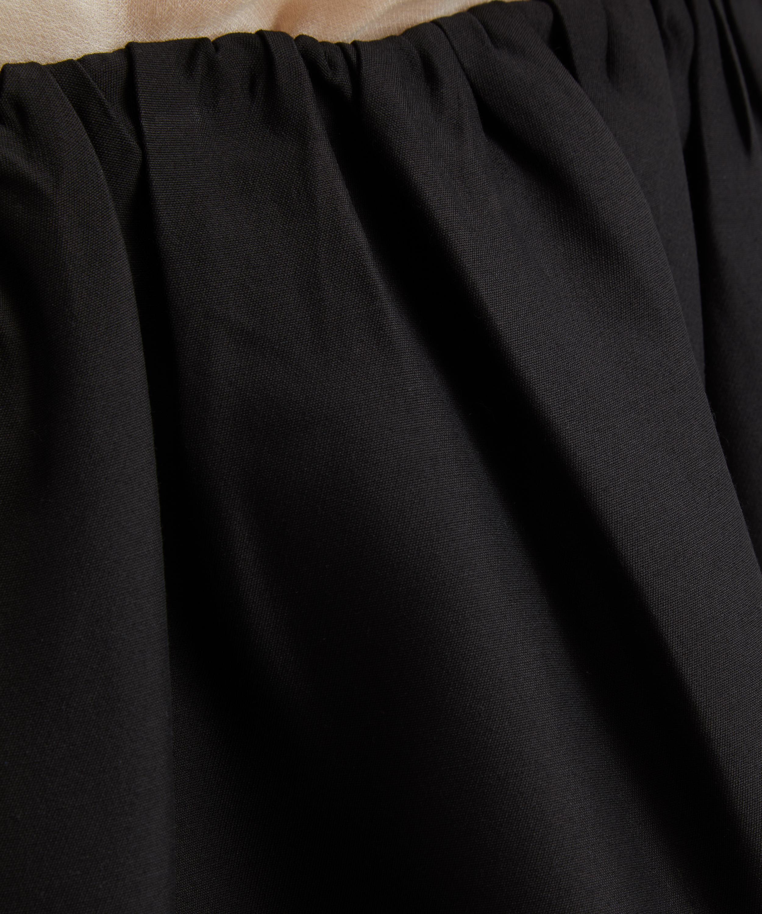 Toteme - Black Gathered Evening Skirt image number 4