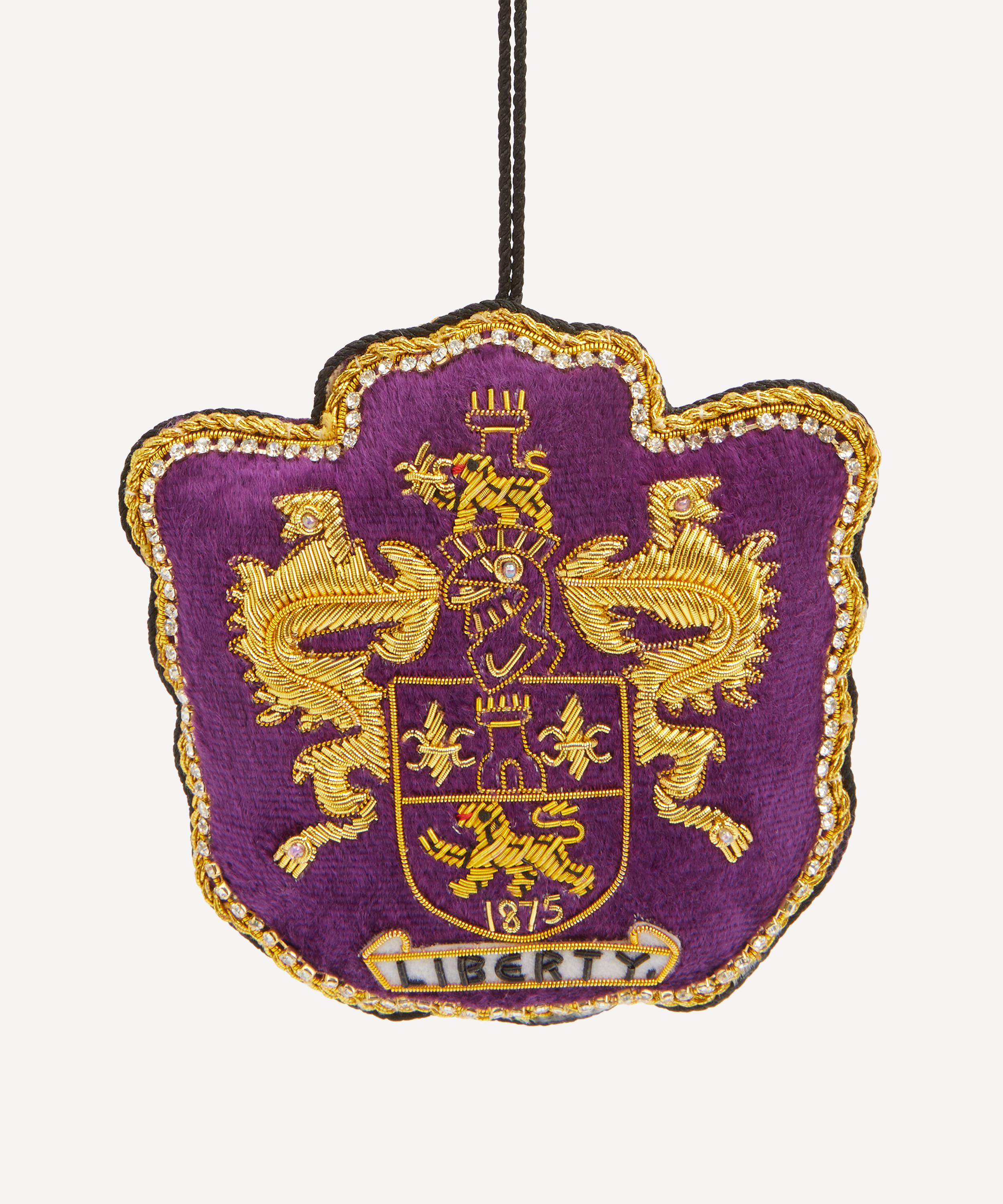 Christmas - Liberty Coat of Arms Velvet Ornament image number 0