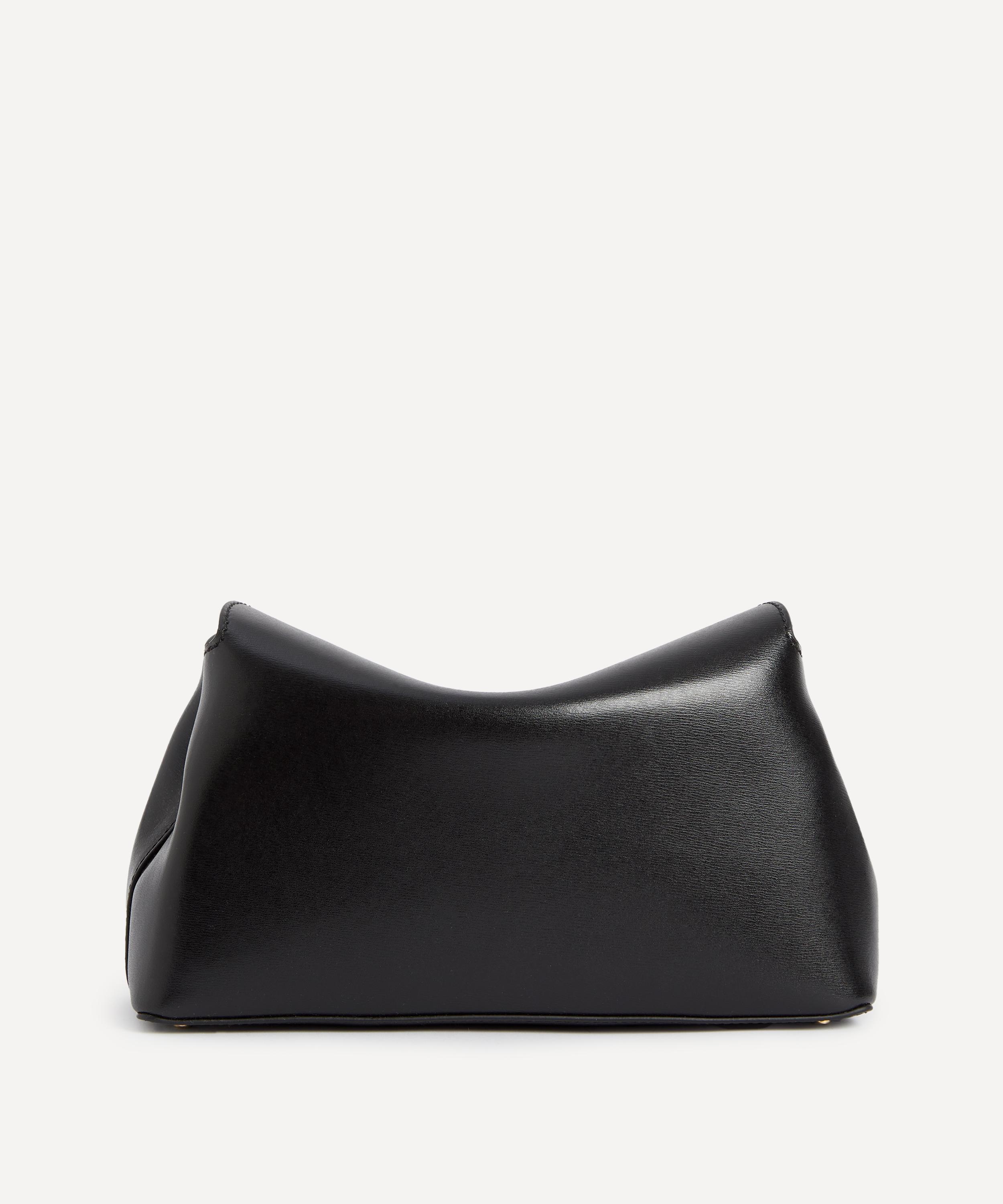 Toteme - T-Lock Leather Clutch Bag image number 3