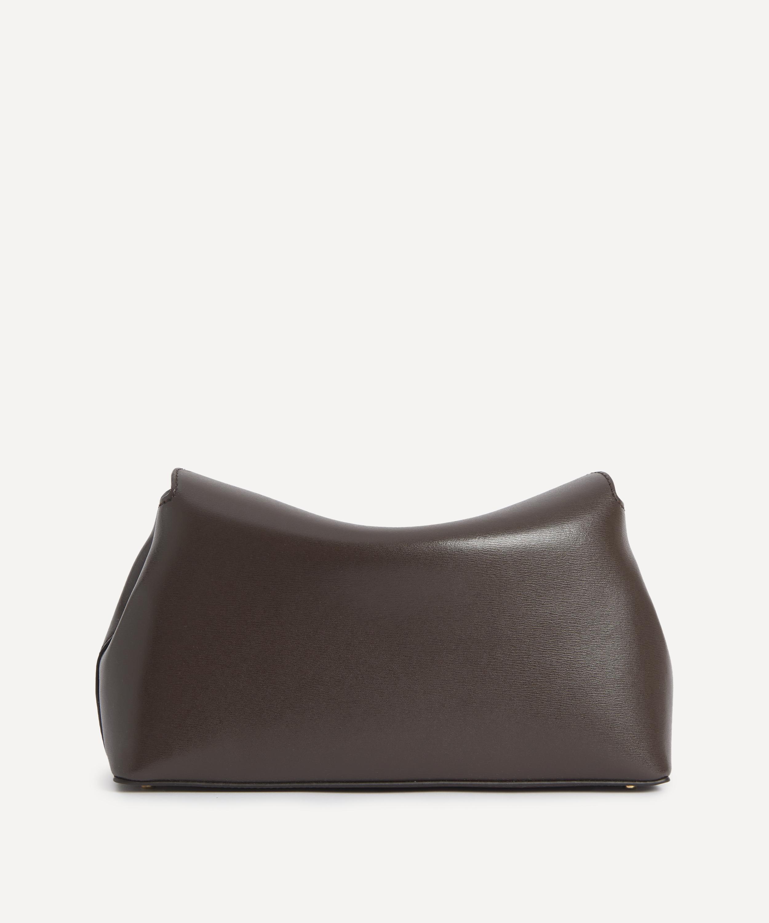 Toteme - T-Lock Leather Clutch Bag image number 3