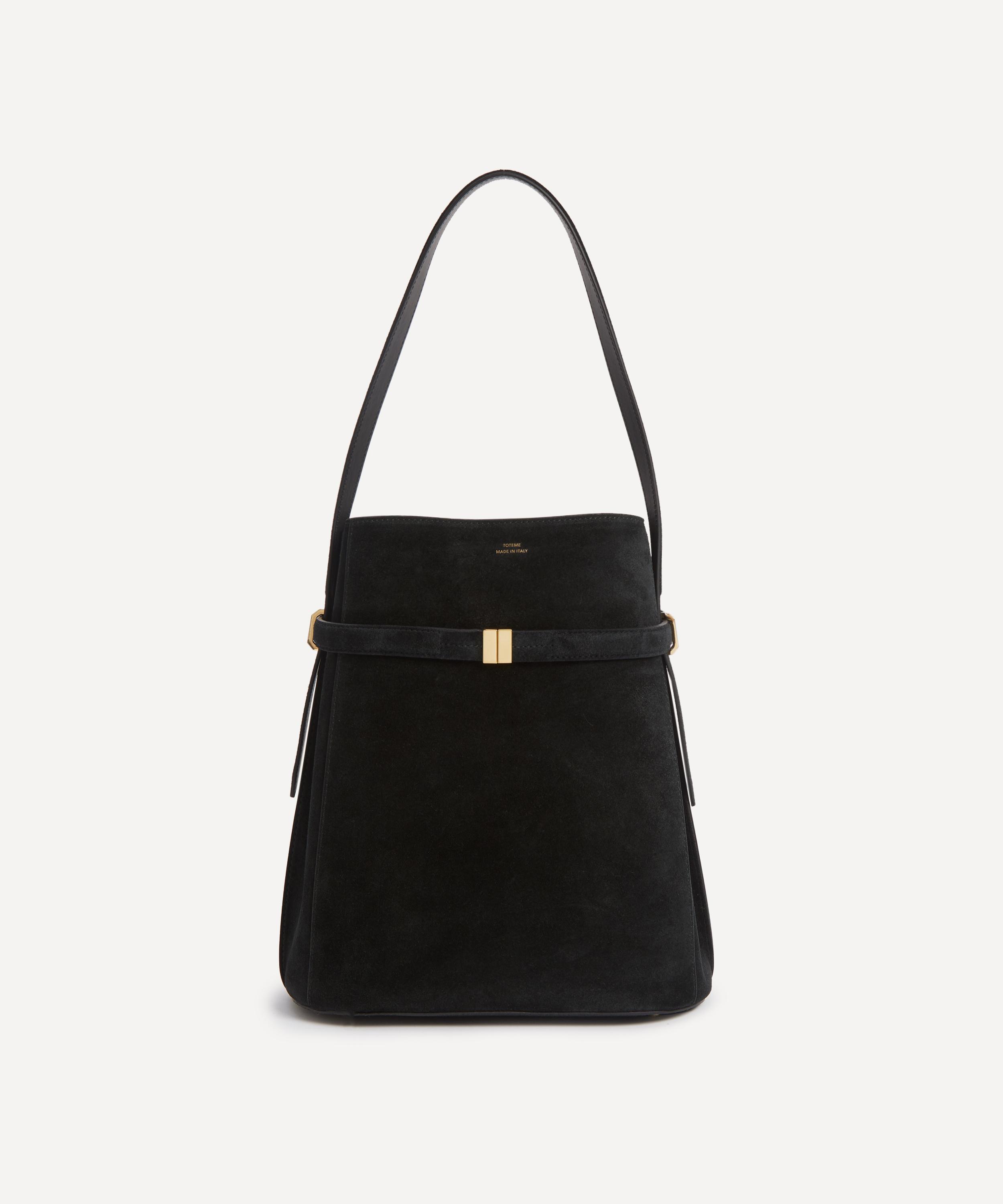 Toteme - Belted Suede Bucket Bag