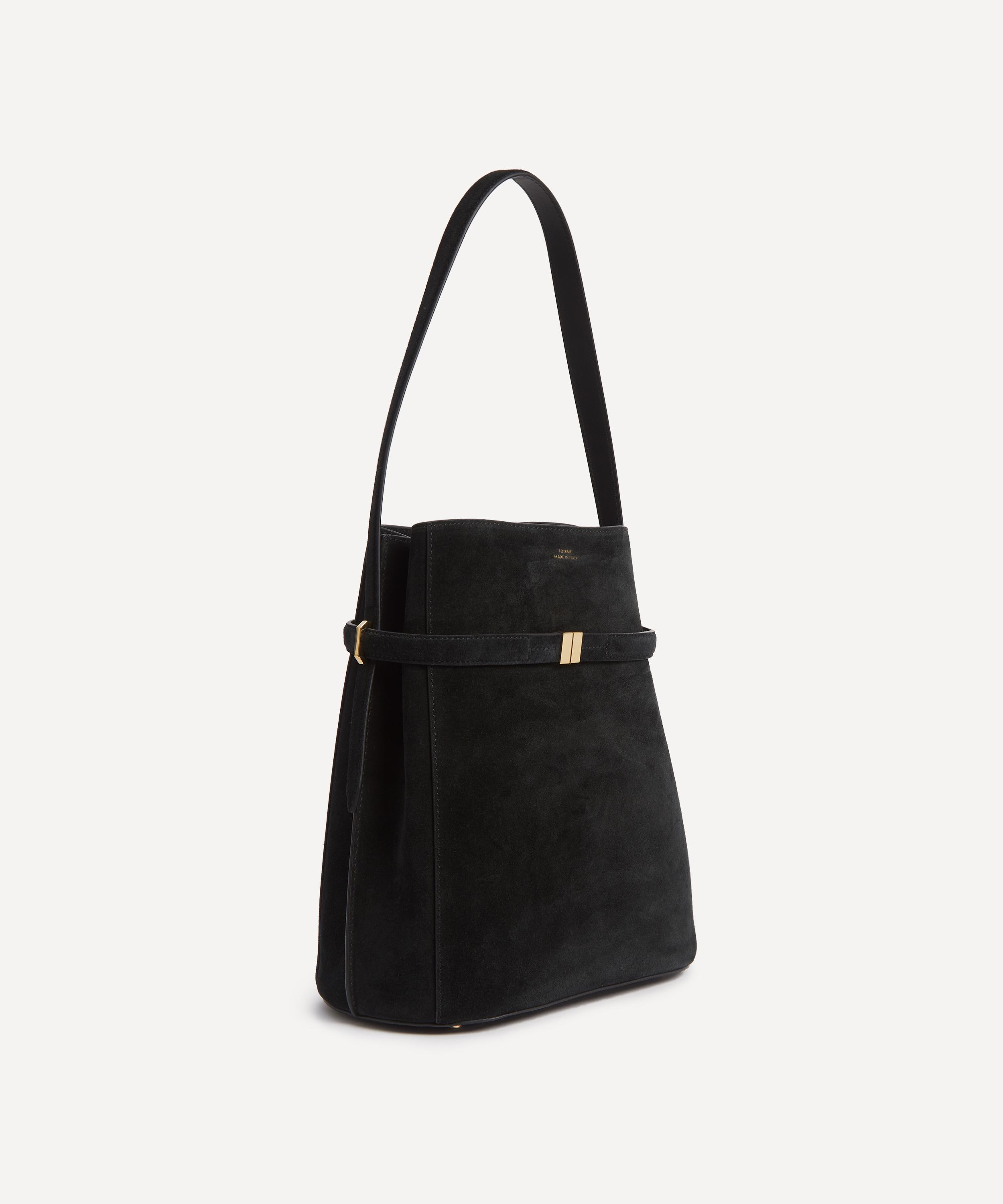 Toteme - Belted Suede Bucket Bag image number 2