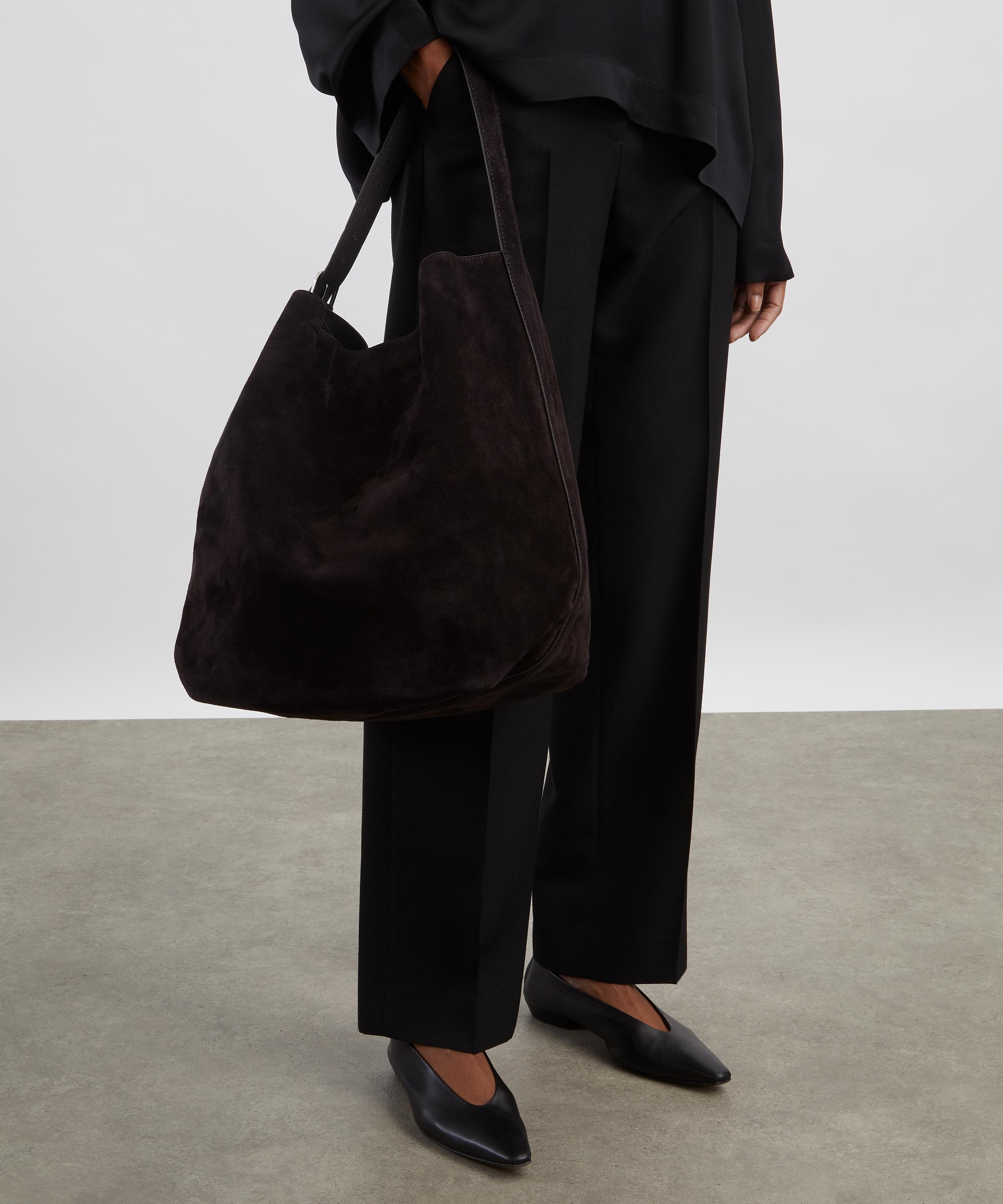 Toteme - Belted Suede Tote Bag image number 1