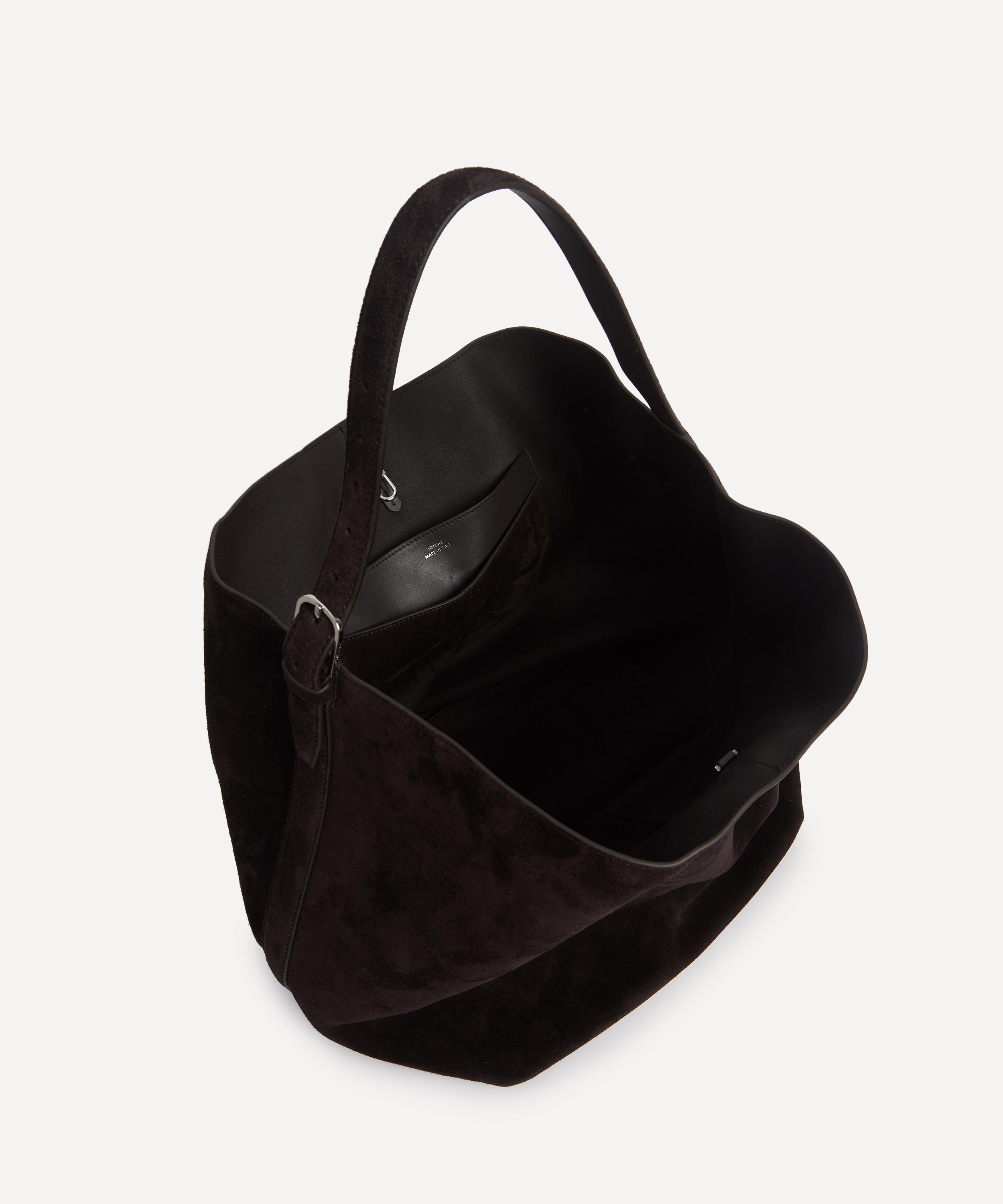 Toteme - Belted Suede Tote Bag image number 5