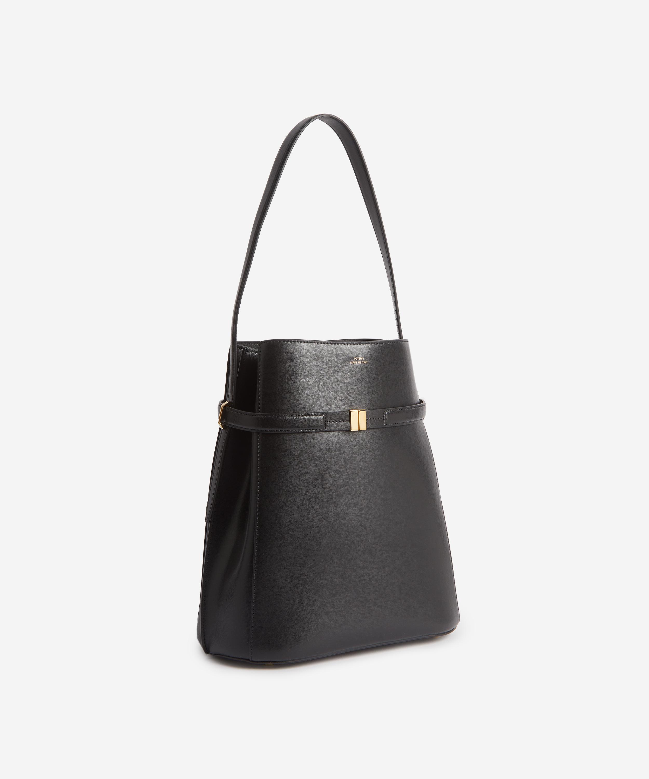 Toteme - Belted Leather Bucket Bag image number 2