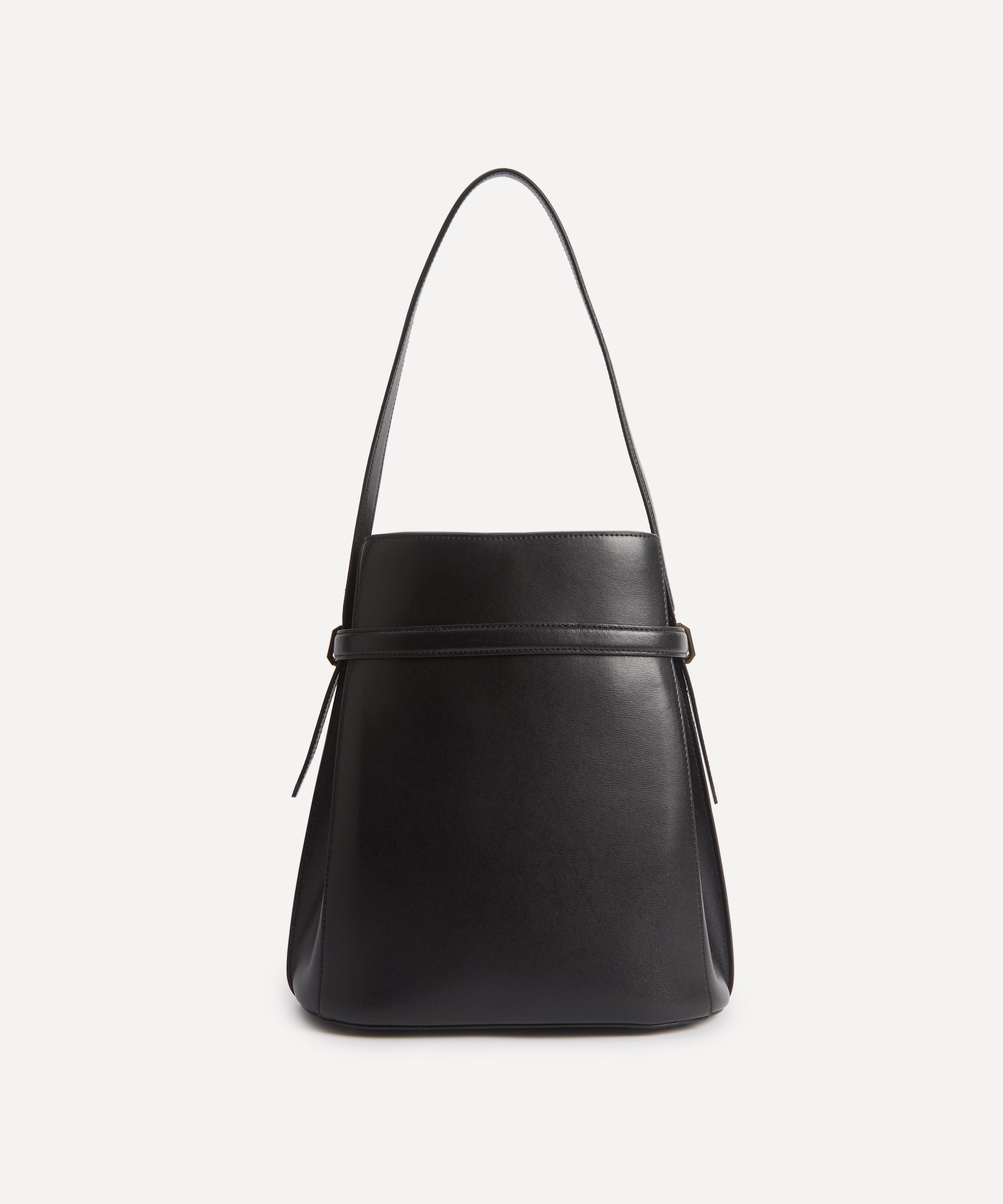 Toteme - Belted Leather Bucket Bag image number 3