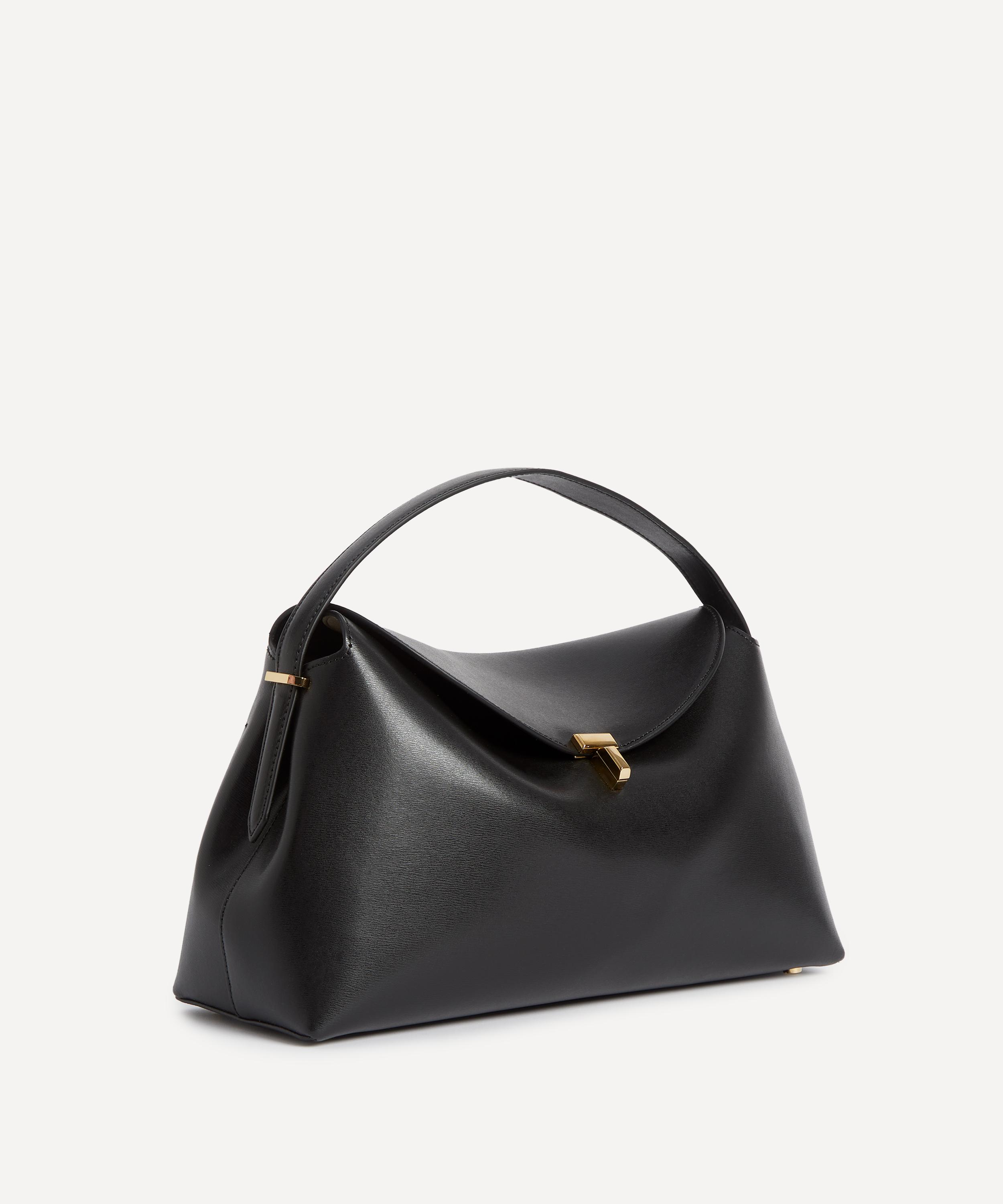 Toteme - T-Lock Leather Top Handle Bag image number 2
