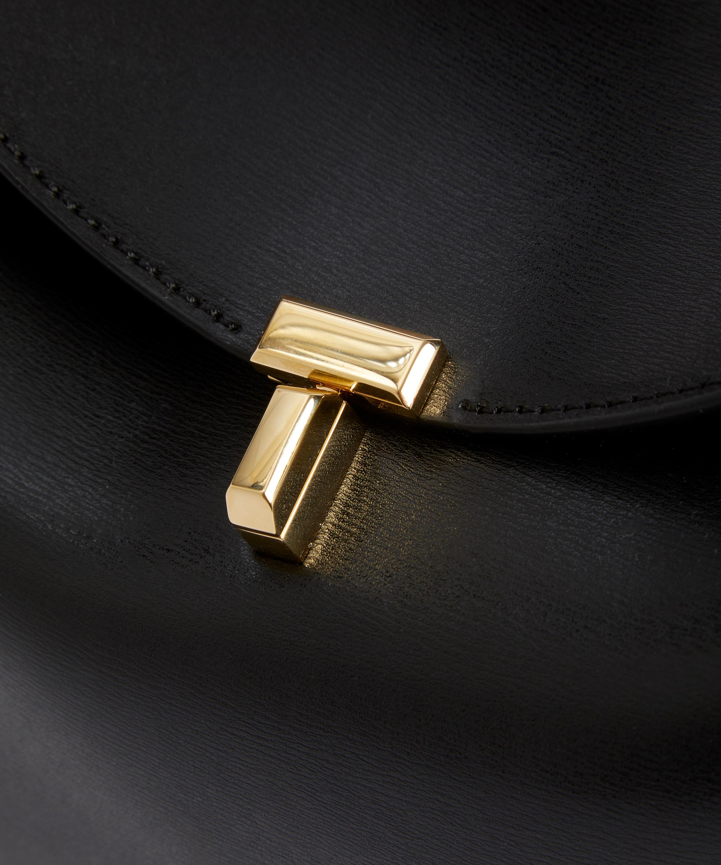 Toteme - T-Lock Leather Top Handle Bag image number 4