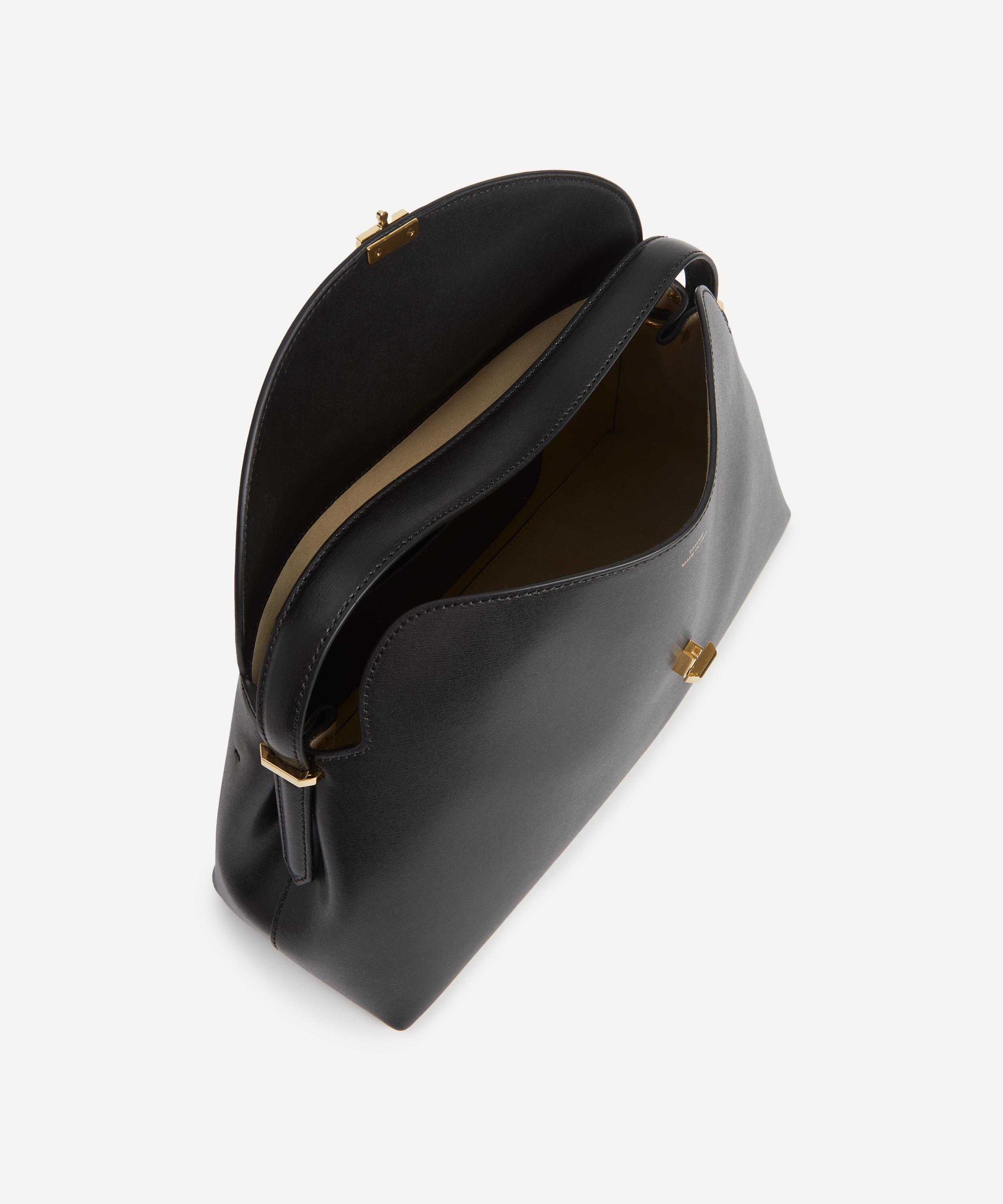 Toteme - T-Lock Leather Top Handle Bag image number 5