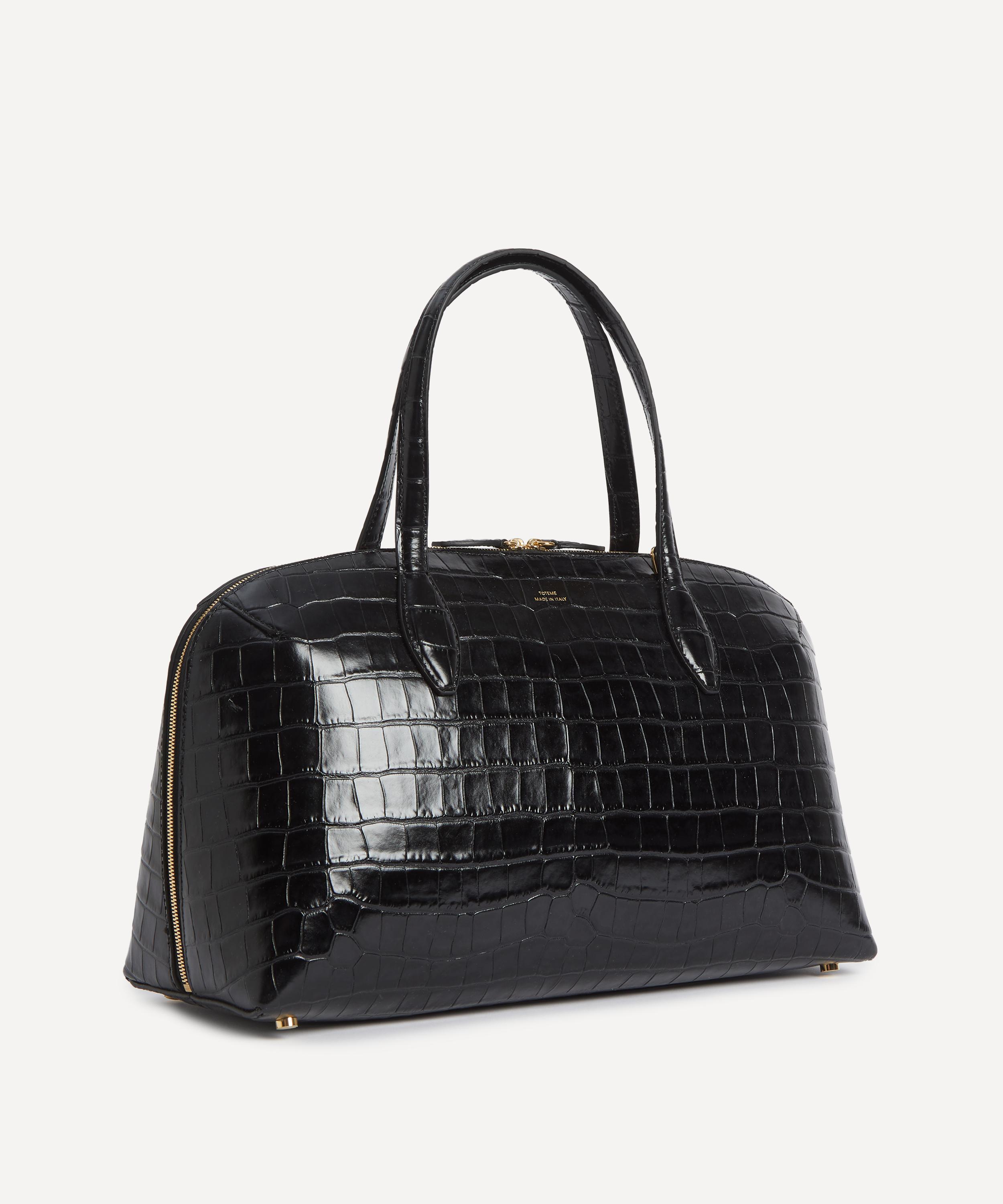 Toteme - Medium Croco-Embossed Day Tote Bag image number 2