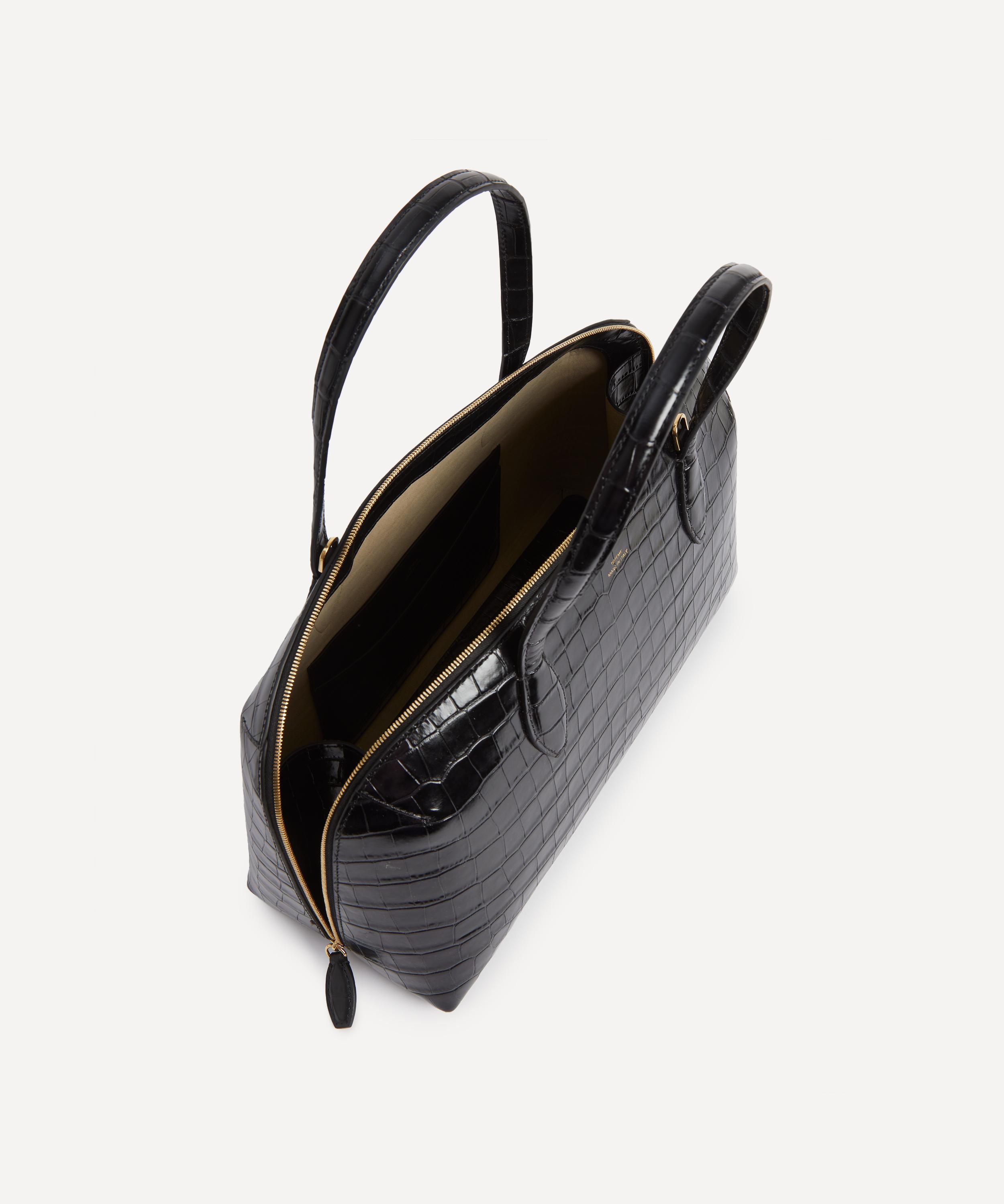 Toteme - Medium Croco-Embossed Day Tote Bag image number 5