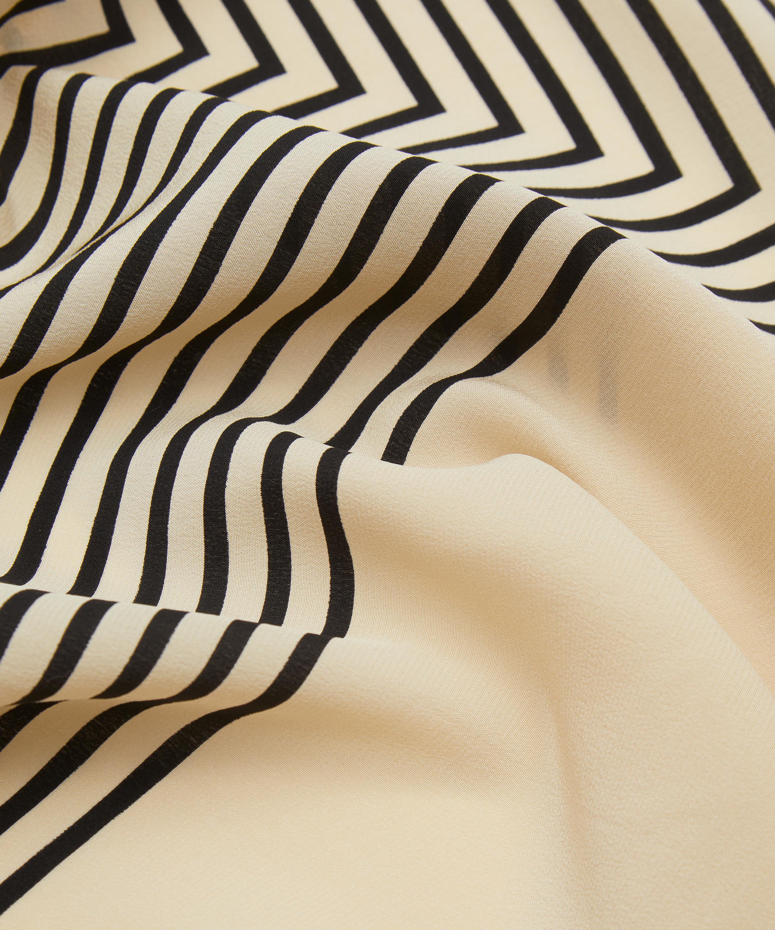 Toteme - Centered Monogram Silk Scarf image number 3