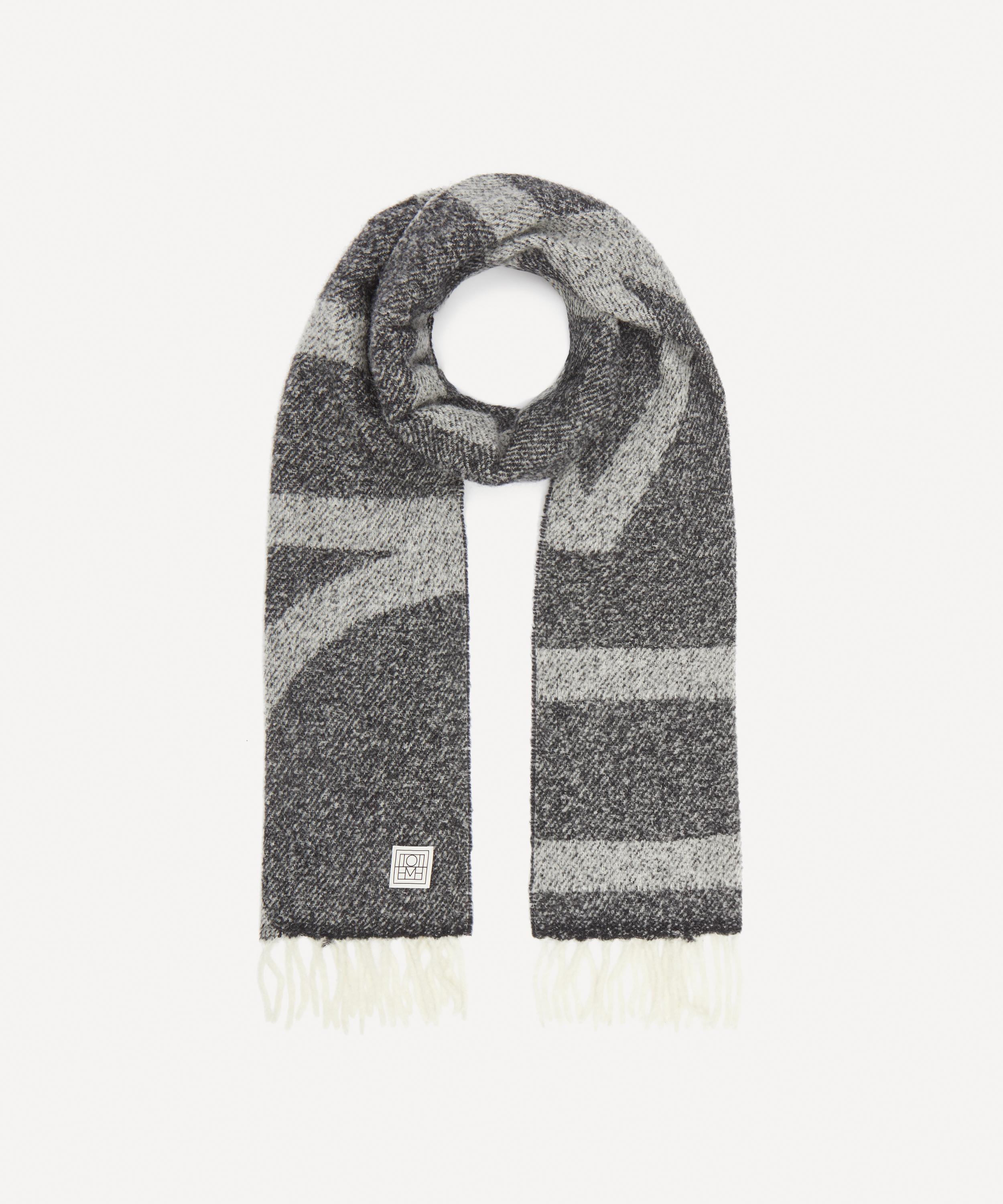 Toteme - Monogram Jacquard Scarf image number 1