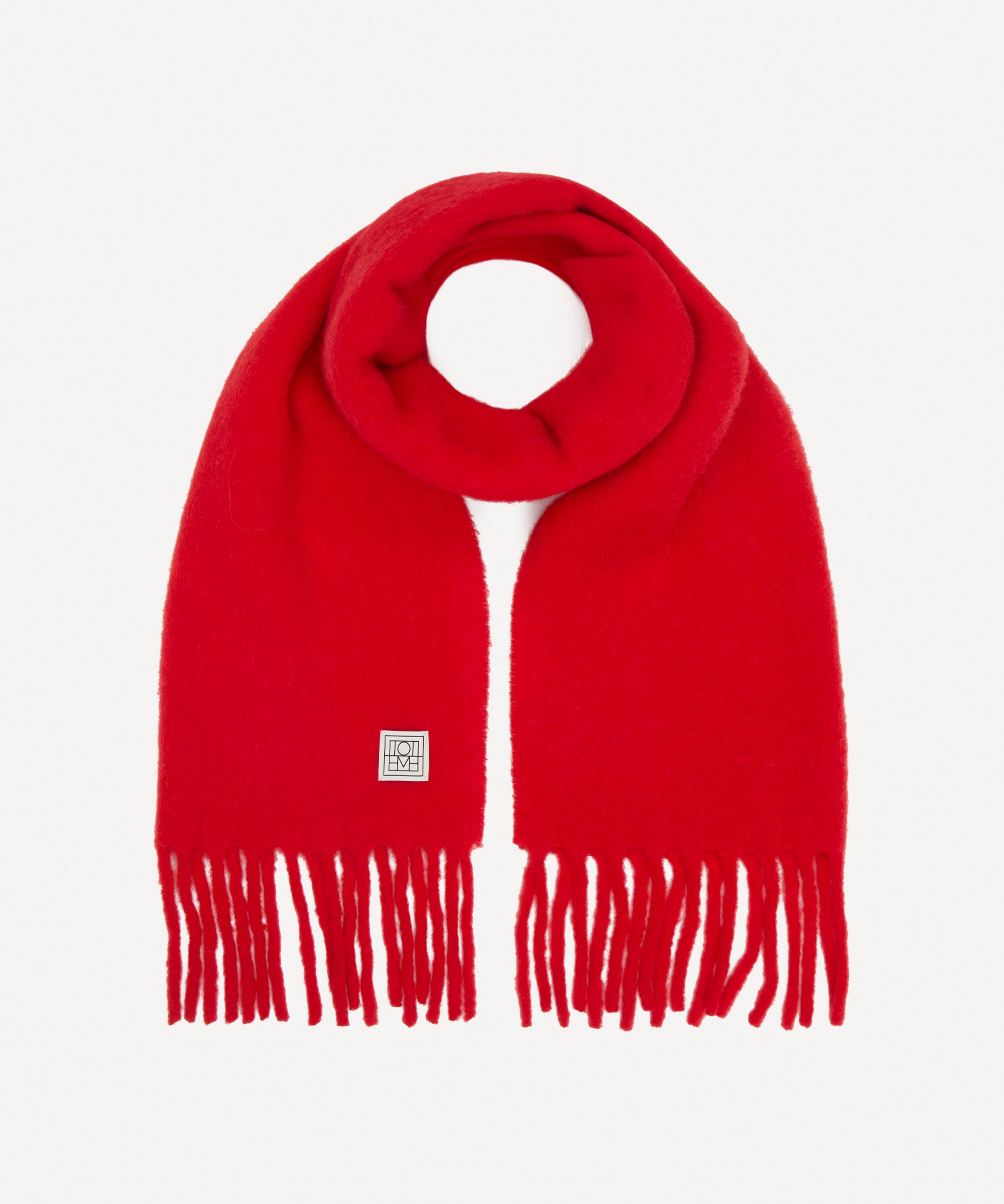 Toteme - Fuzzy Alpaca-Wool Scarf image number 1