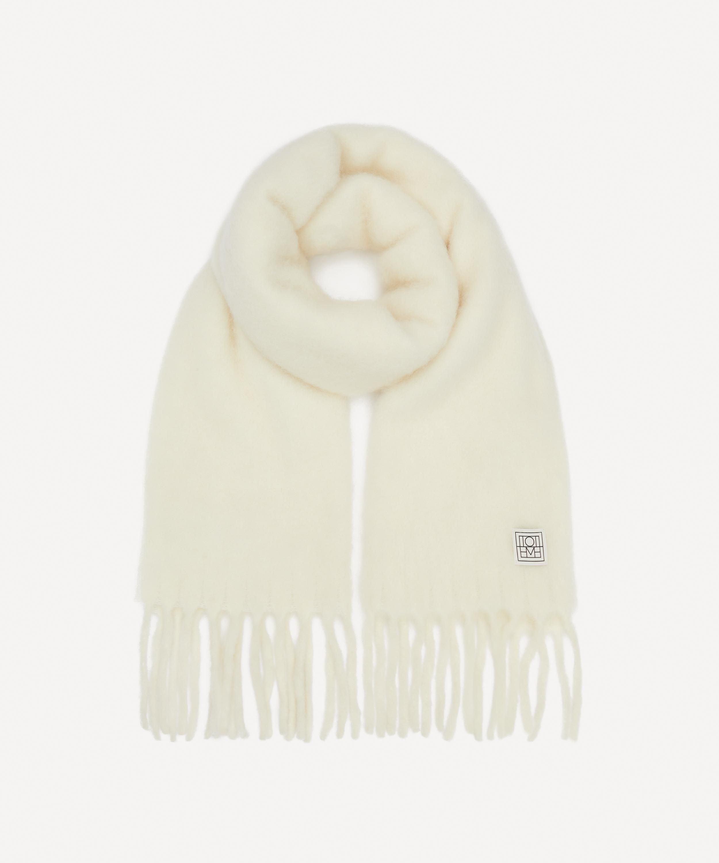 Toteme - Fuzzy Alpaca-Wool Scarf image number 1