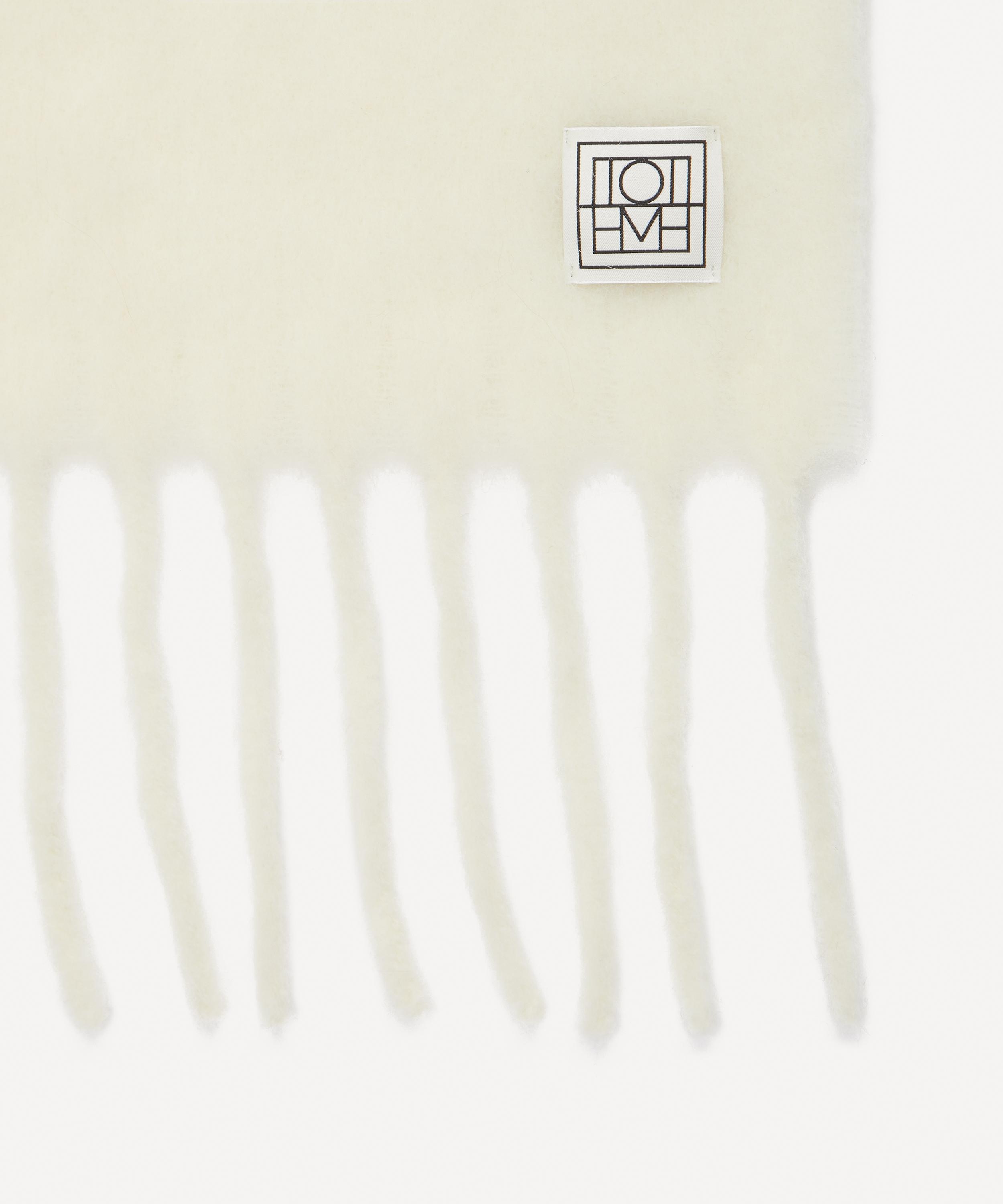 Toteme - Fuzzy Alpaca-Wool Scarf image number 2