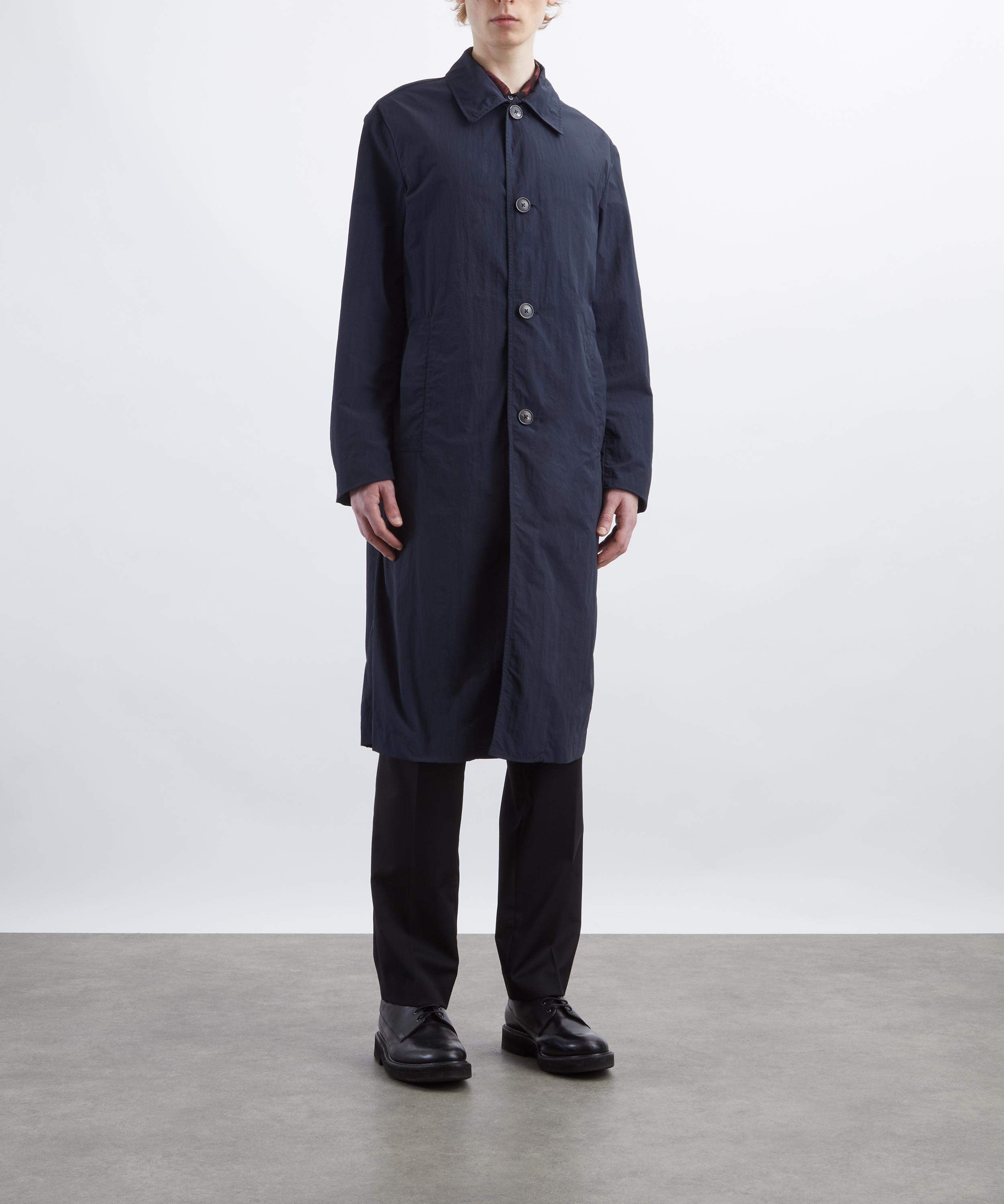 Dries Van Noten - Navy Trench Coat image number 2