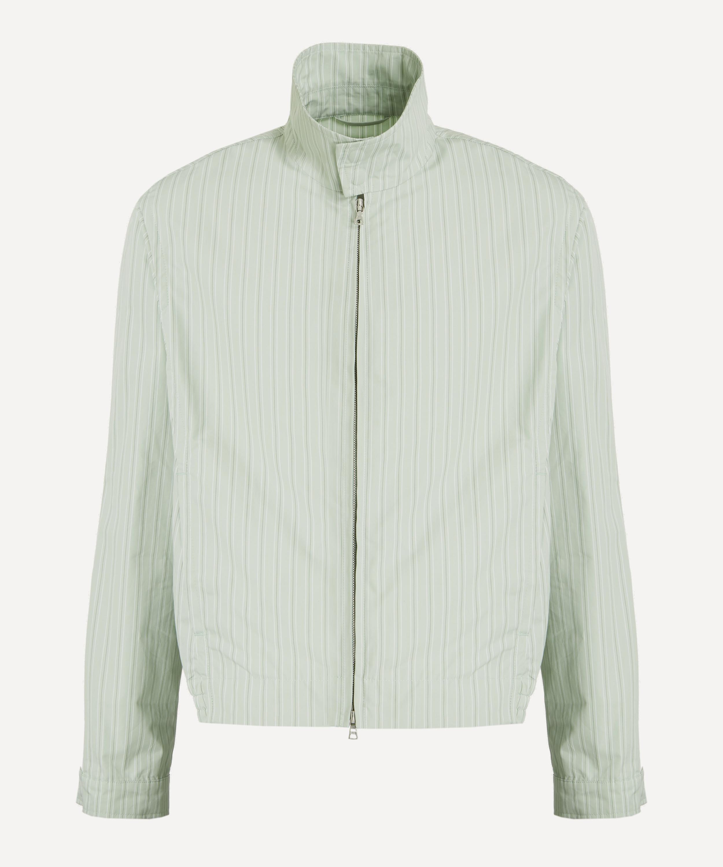 Dries Van Noten - Pistachio-Striped Bomber Jacket