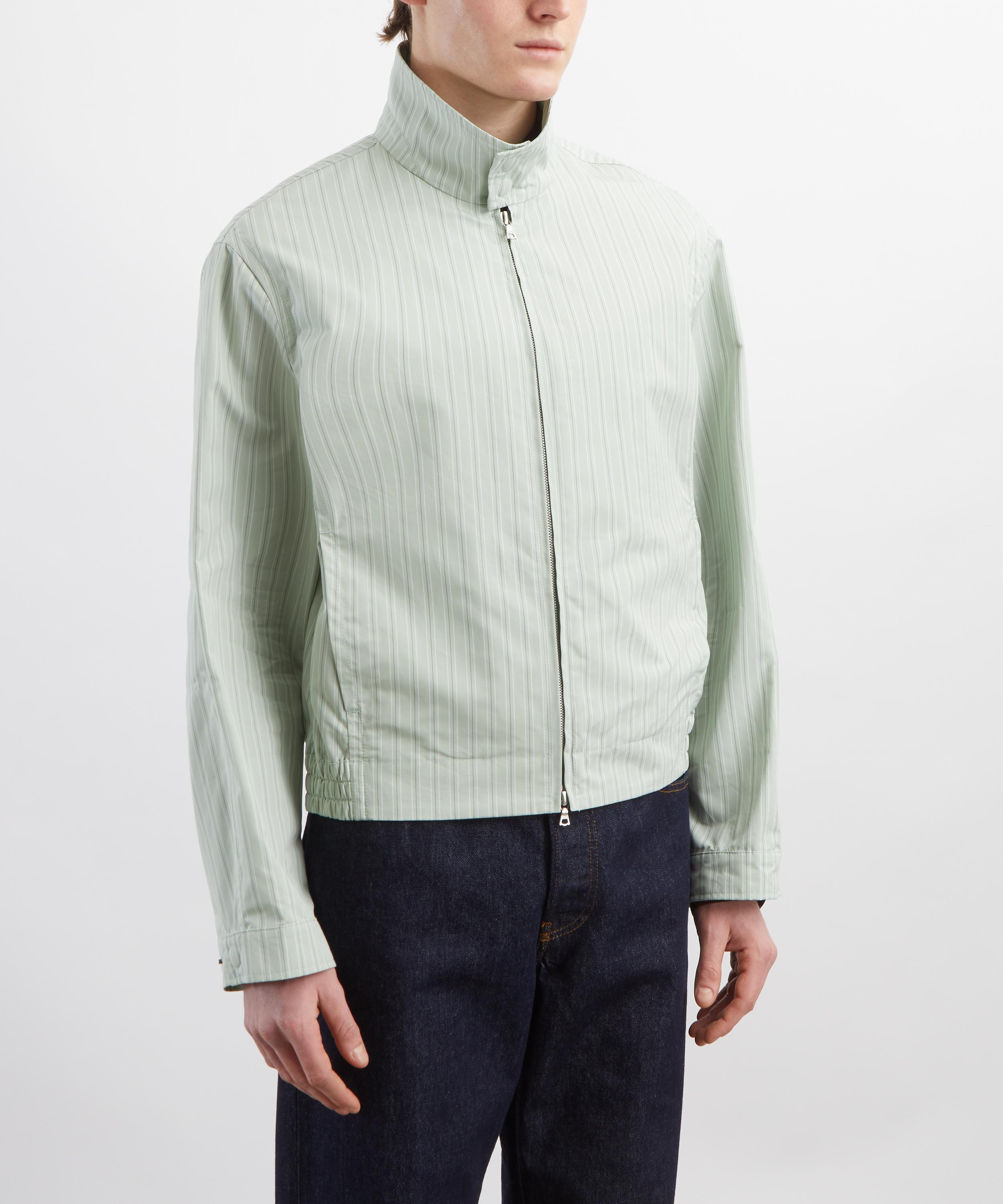 Dries Van Noten - Pistachio-Striped Bomber Jacket image number 2